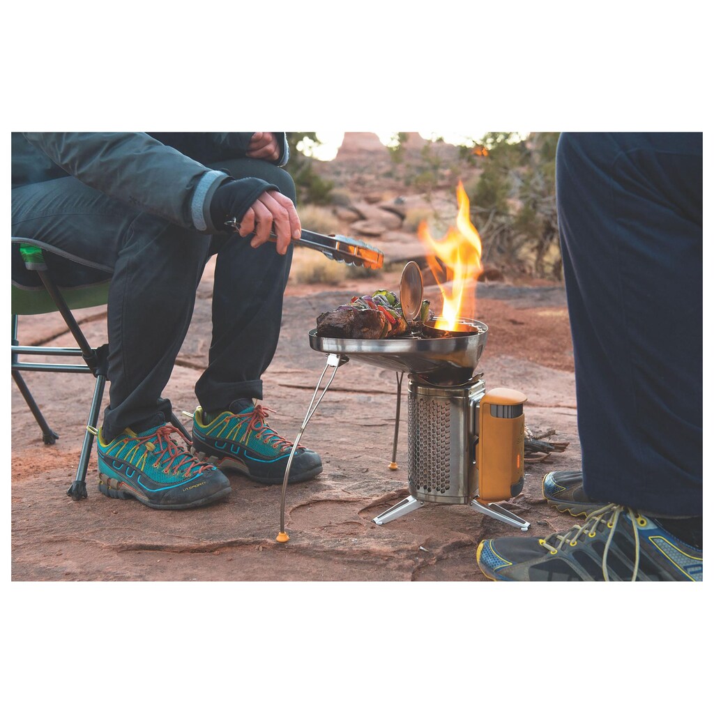Holzkohlegrill »BioLite Camping Campstove Complete Kit«