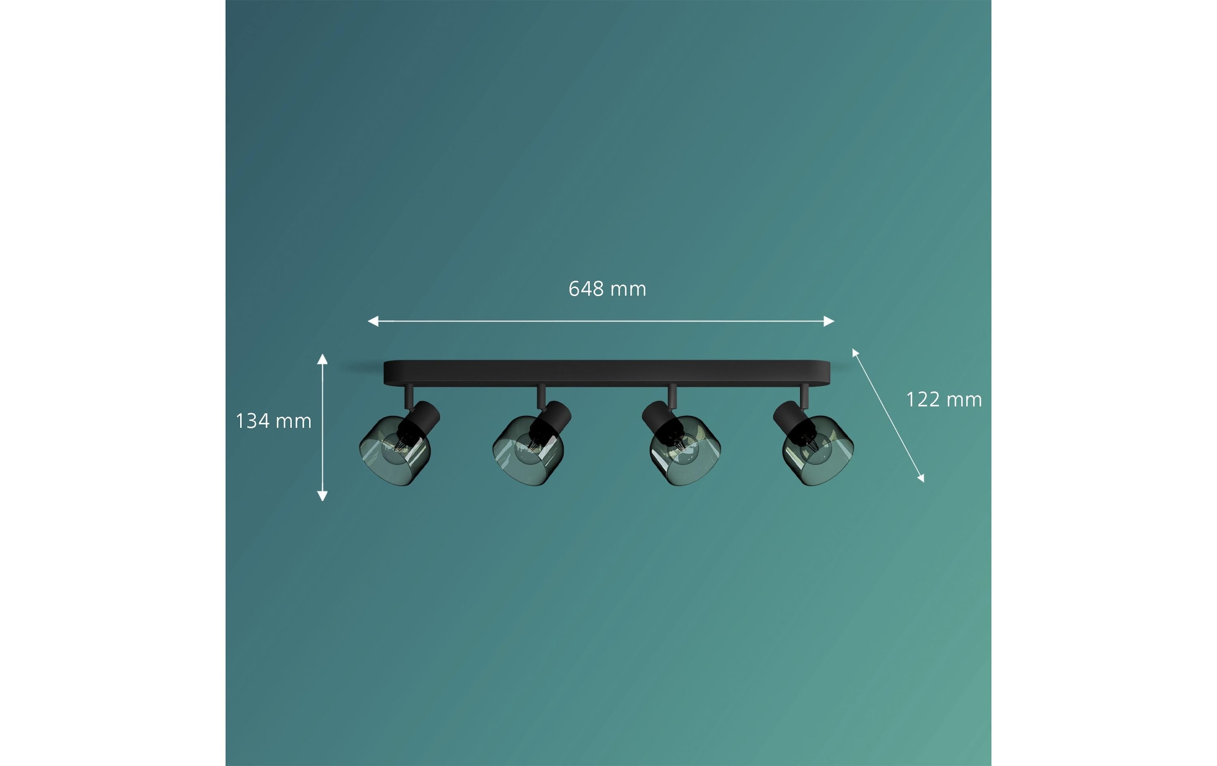 Philips LED Deckenspot »Sleet 4er Spot für E14 ohne Leuchtmittel«, 1 flammig