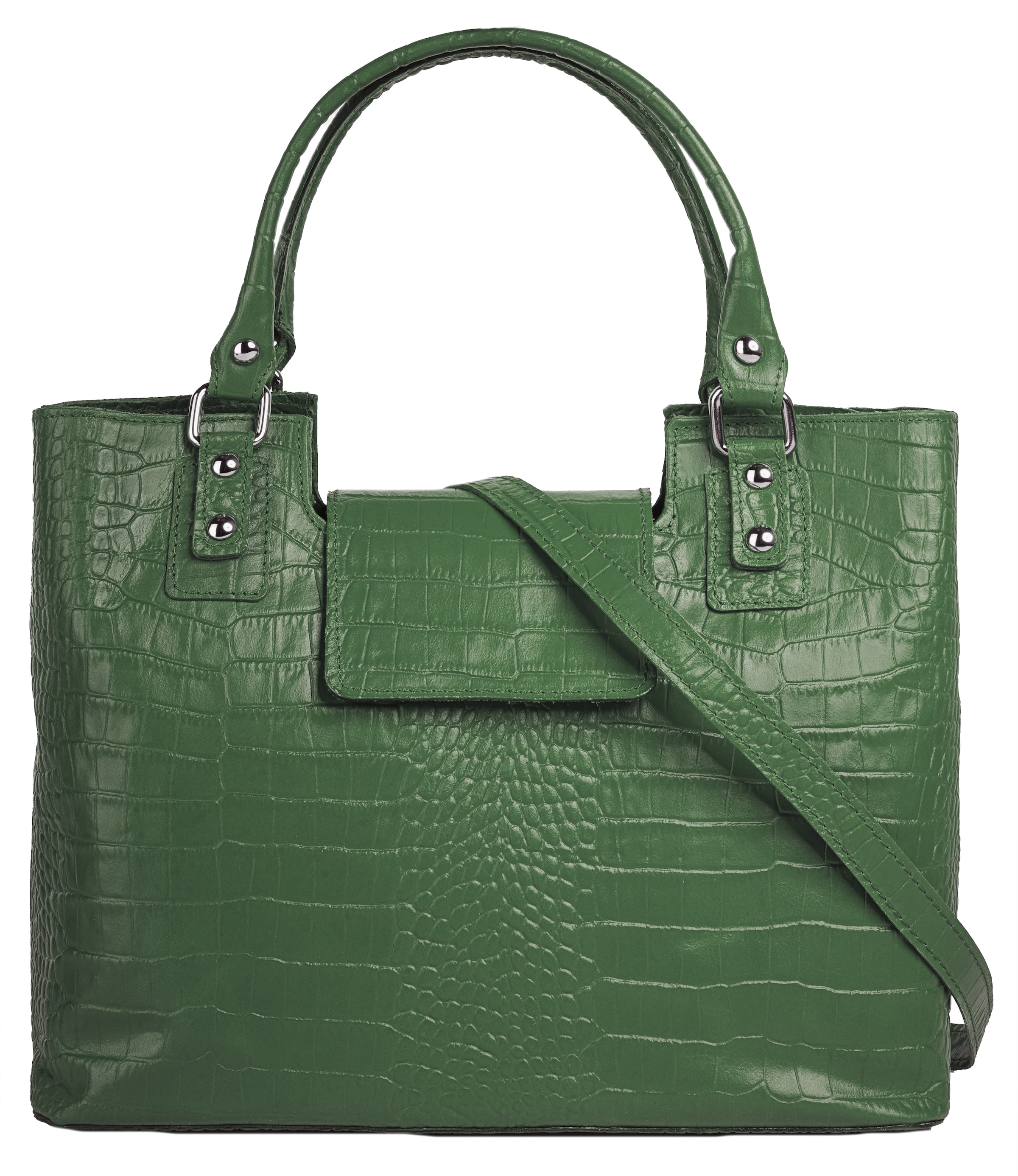 Henkeltasche, echt Leder, Made in Italy