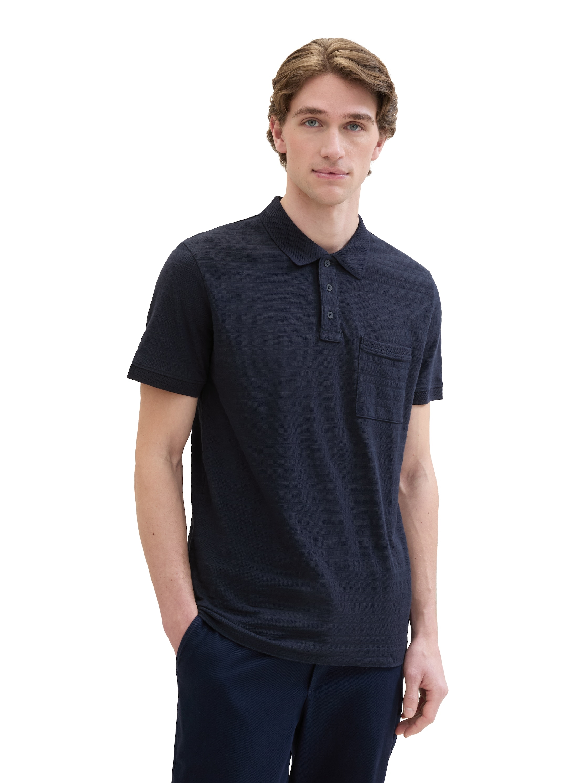 TOM TAILOR Poloshirt, mit Struktur