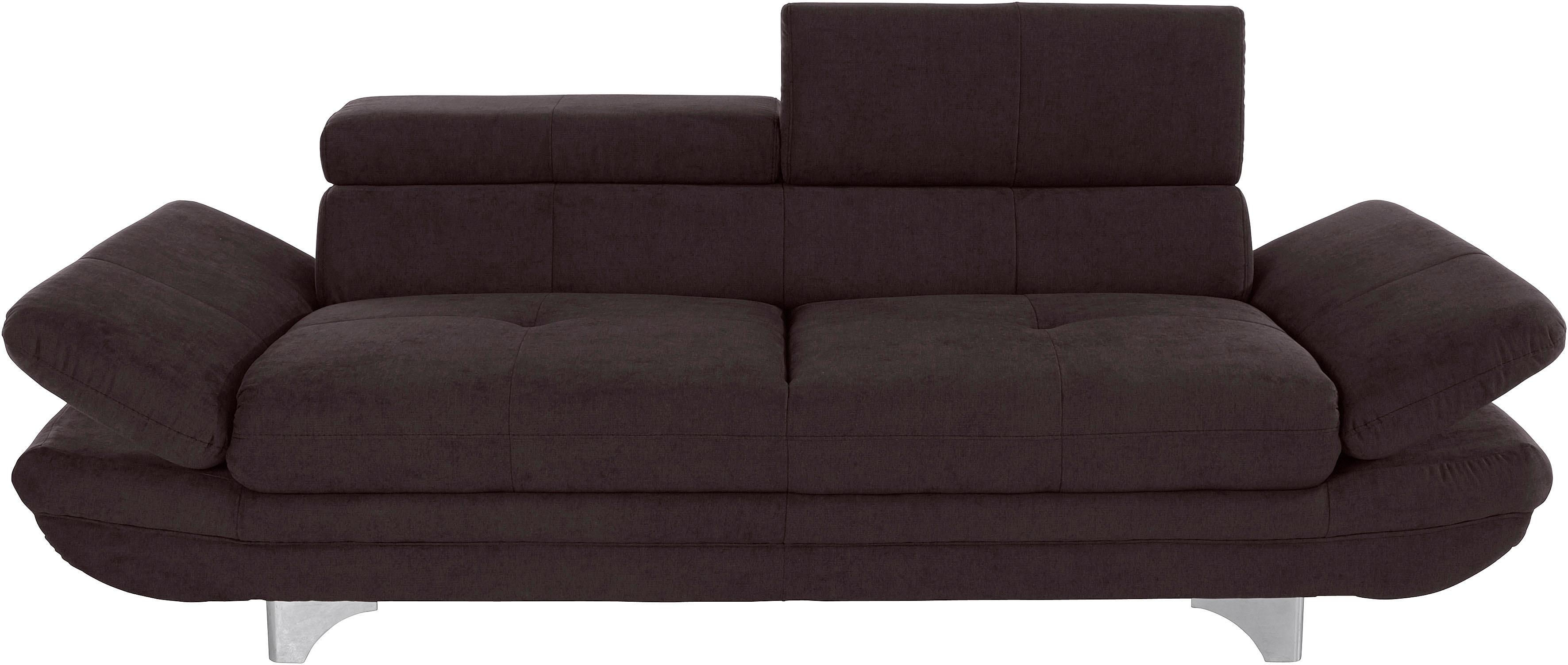 COTTA 3-Sitzer "Enterprise" Big-Sofa, mit Armteilverstellung & Kopfteilverstellung