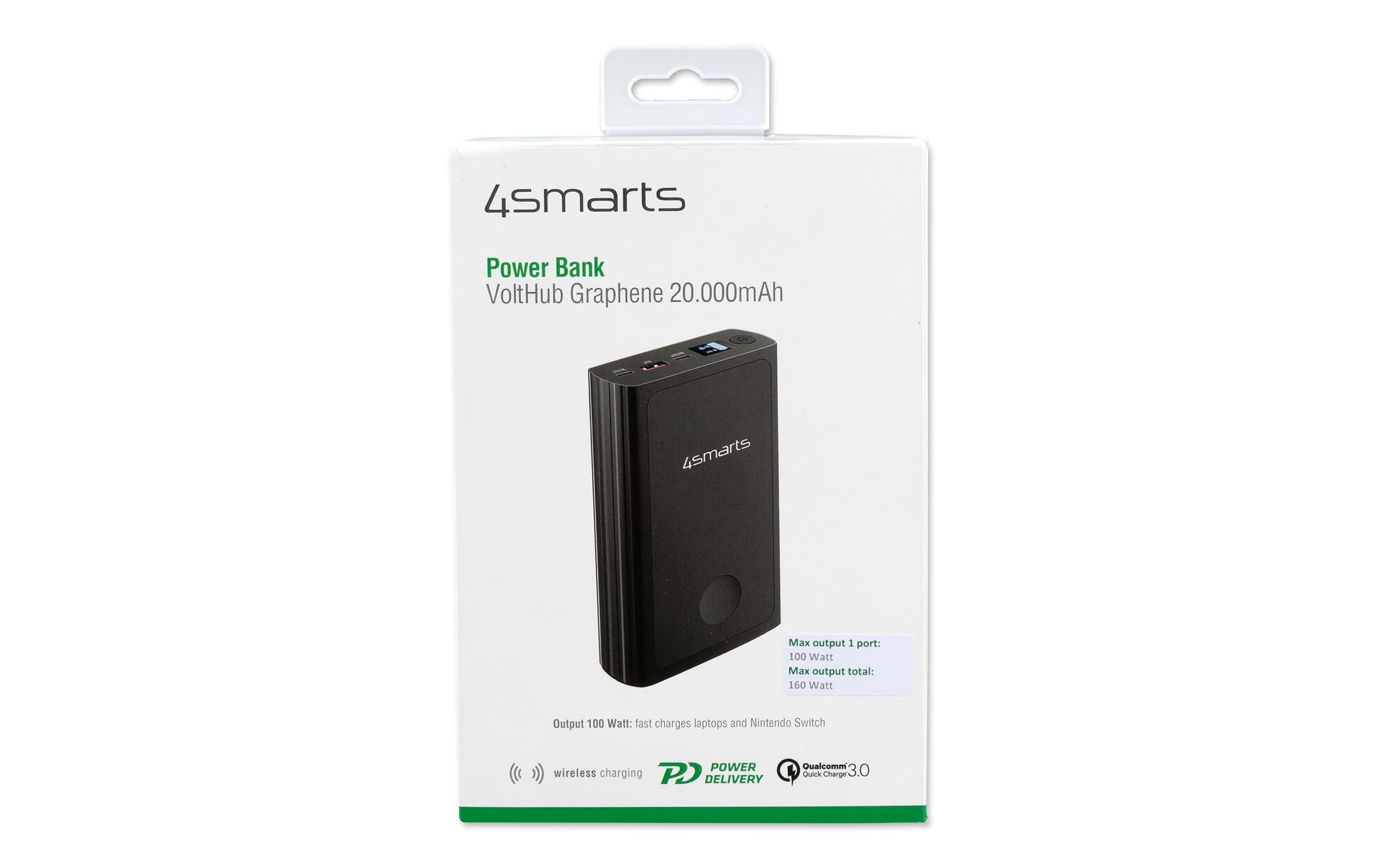 4smarts Powerbank »VoltHub Graphene«, 74 mAh