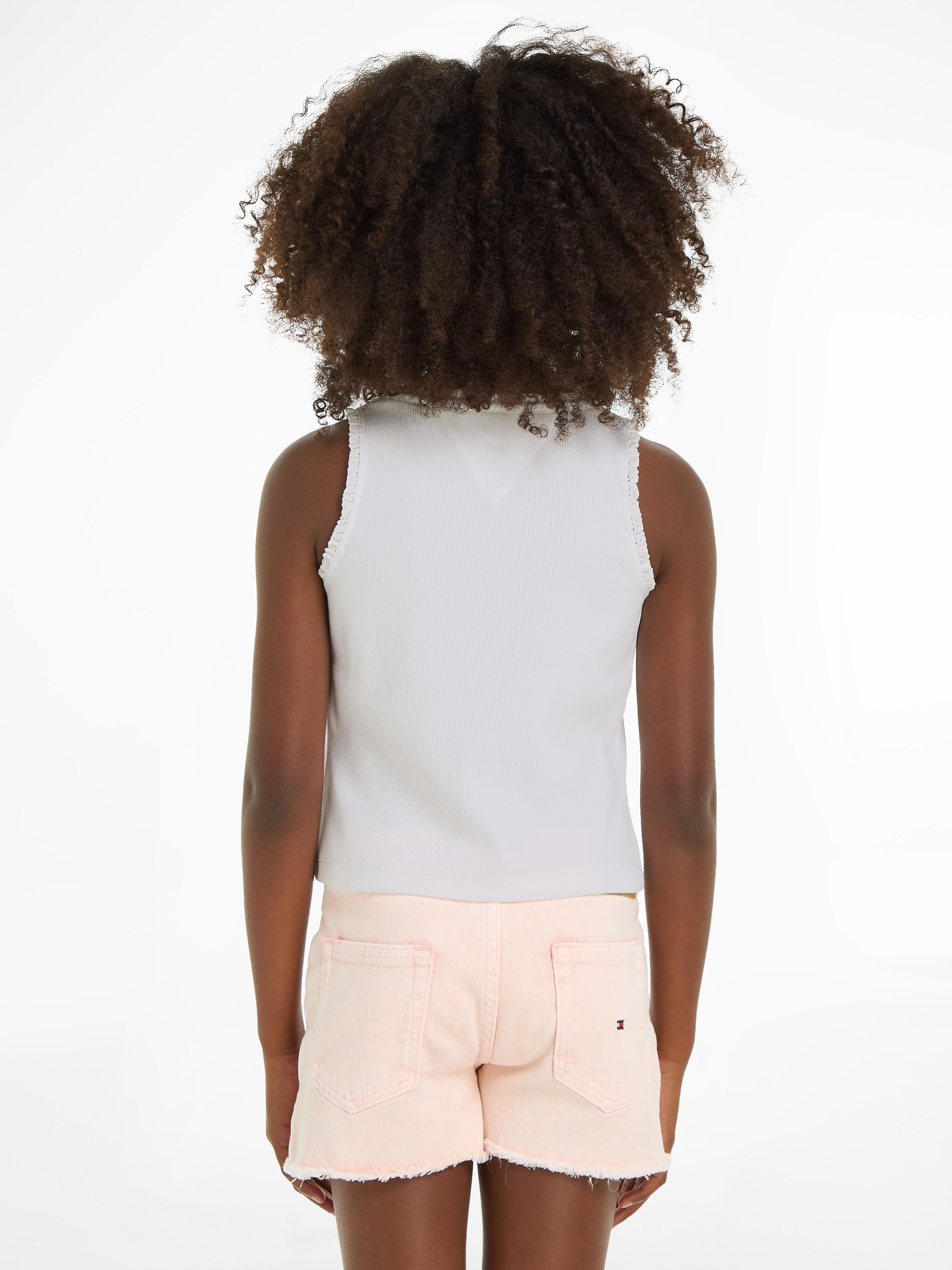 Tommy Hilfiger T-Shirt »ESSENTIAL RIB LACE TANK TOP«, Baby bis 2 Jahre