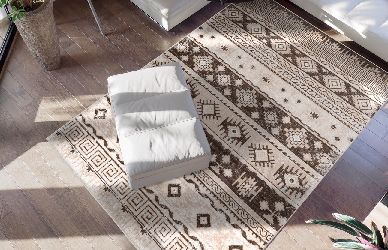 calo-deluxe Teppich »Ruzica-303« rechteckig 6 mm Höhe Flachgewebe, Vintage Design, Wohnzimmer