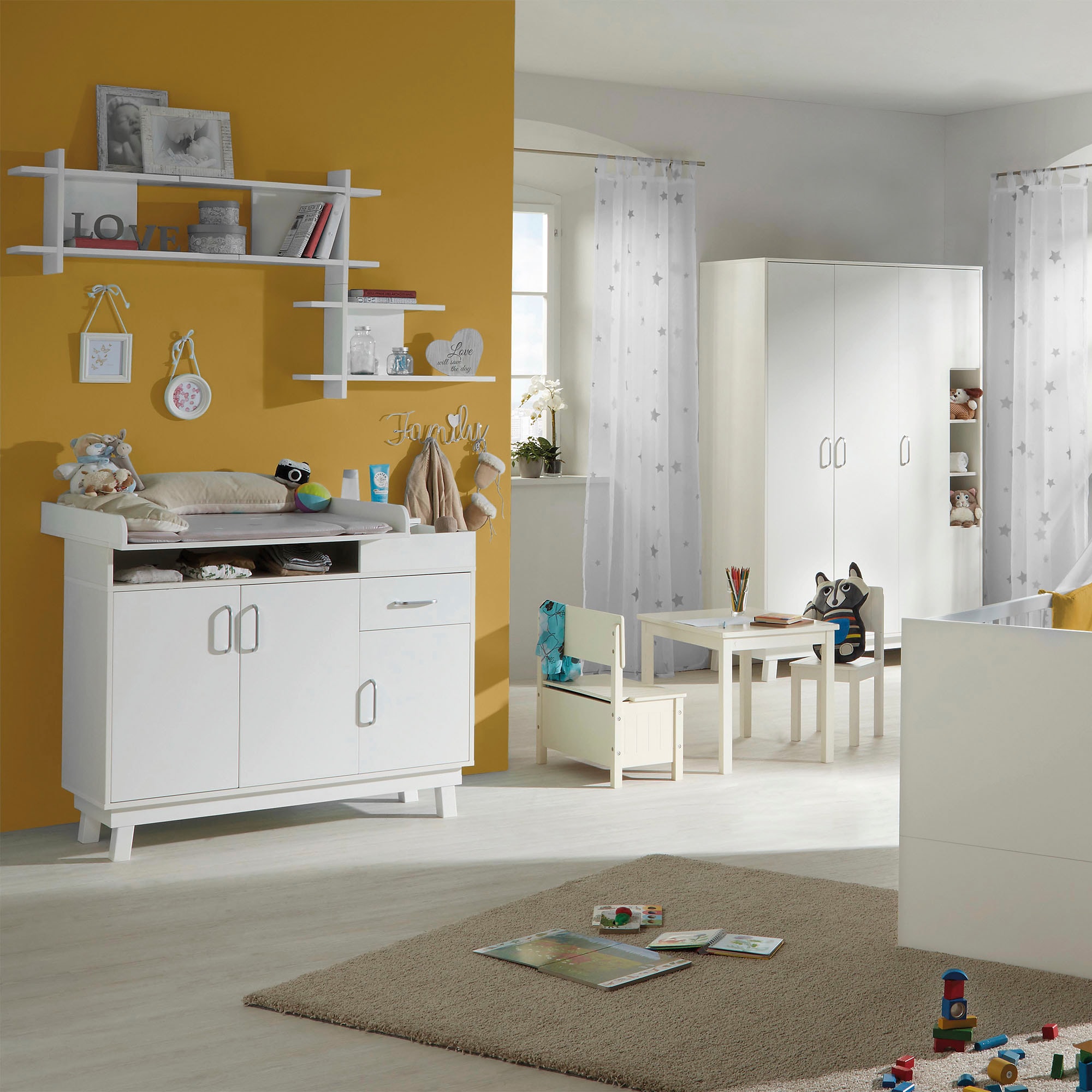 roba® Kinderregal »Nordic, weiss (3-tlg.)«, (3-teilig), Made in Europe