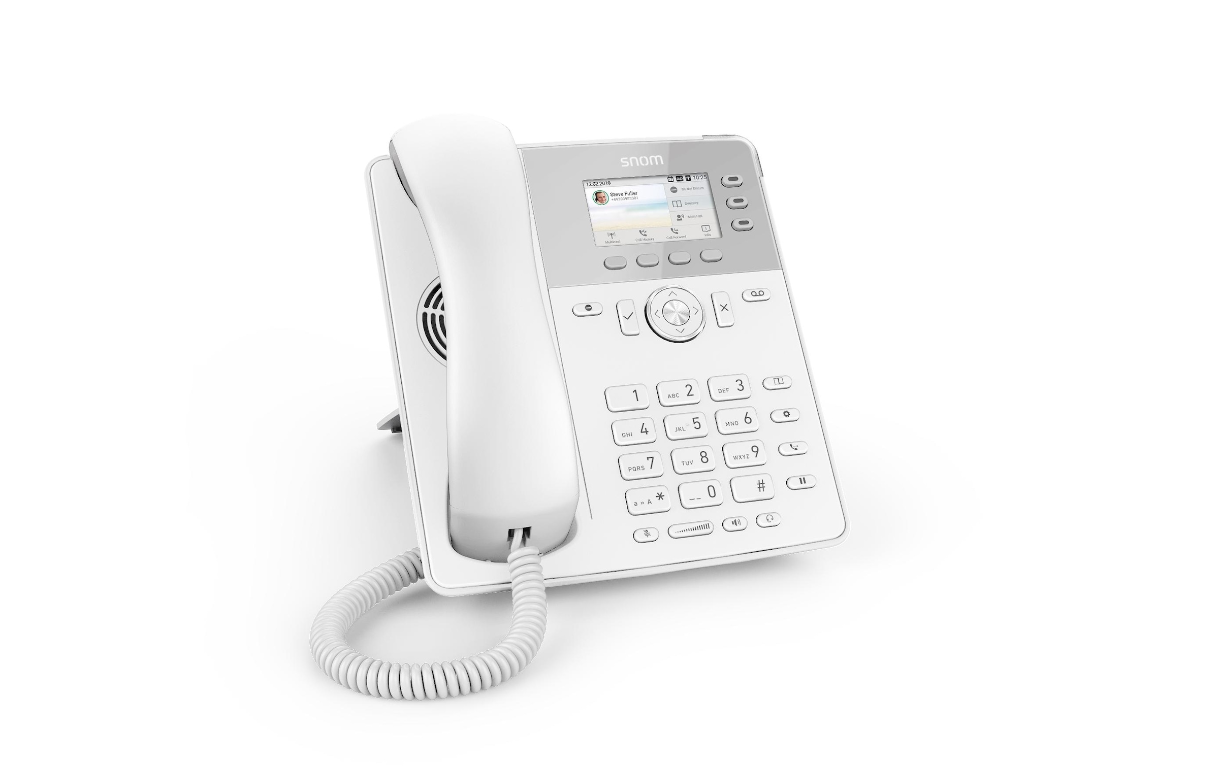 Snom Festnetztelefon »D717 Weiss«