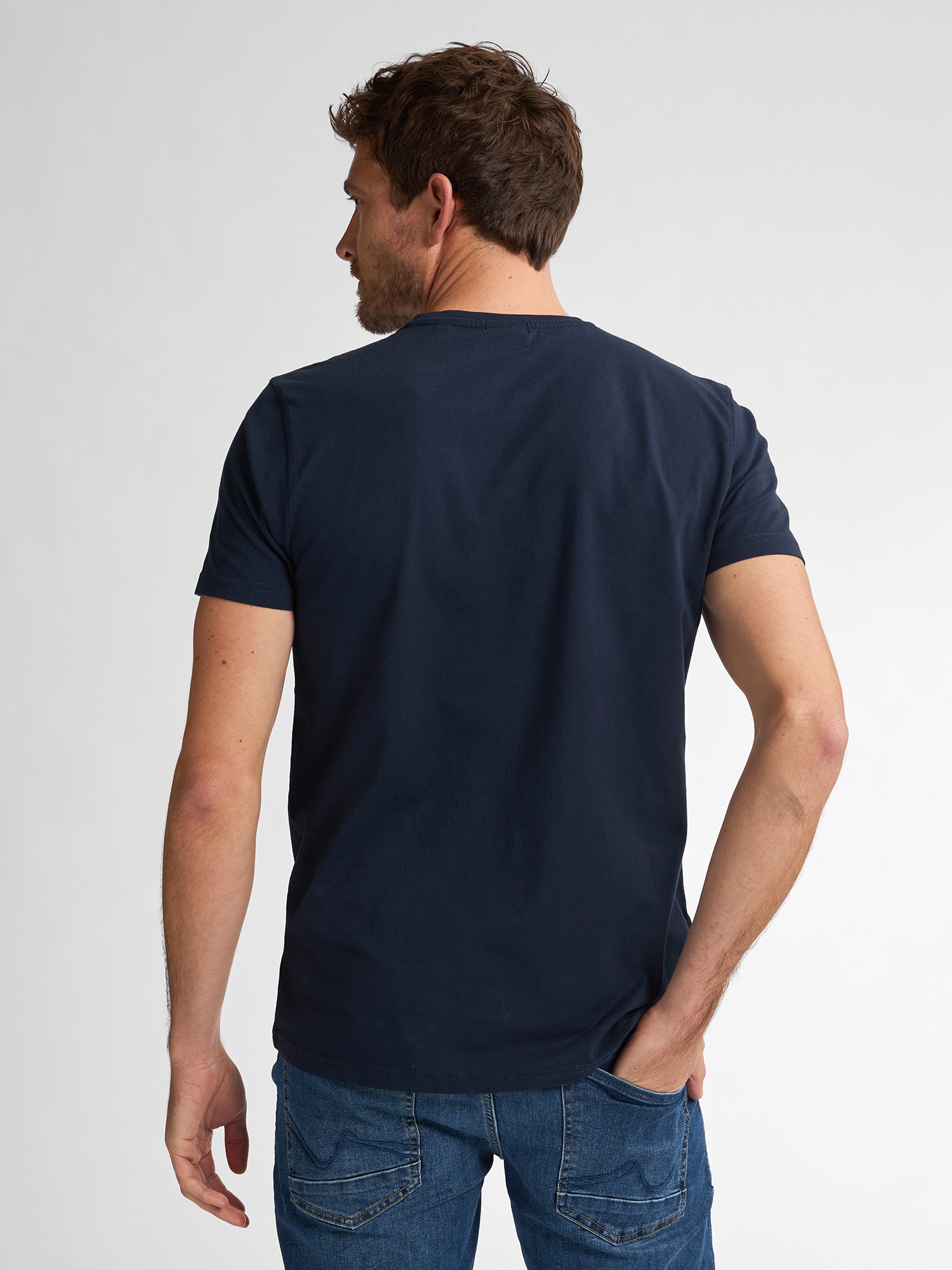 Petrol Industries Rundhalsshirt, mit Logo Stickerei