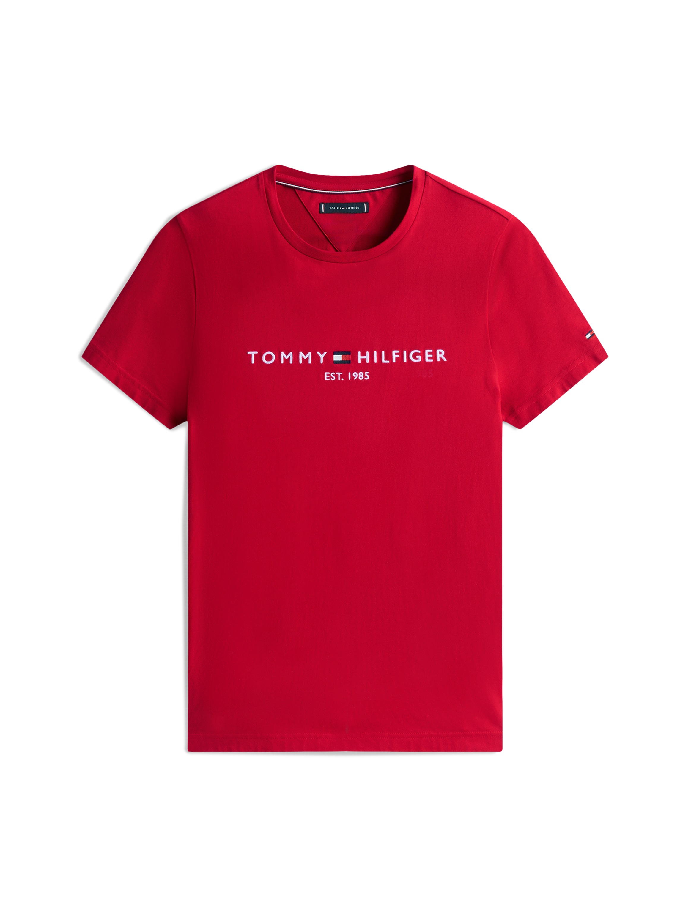 Tommy Hilfiger T-Shirt »TOMMY LOGO TEE«, aus reiner Baumwolle