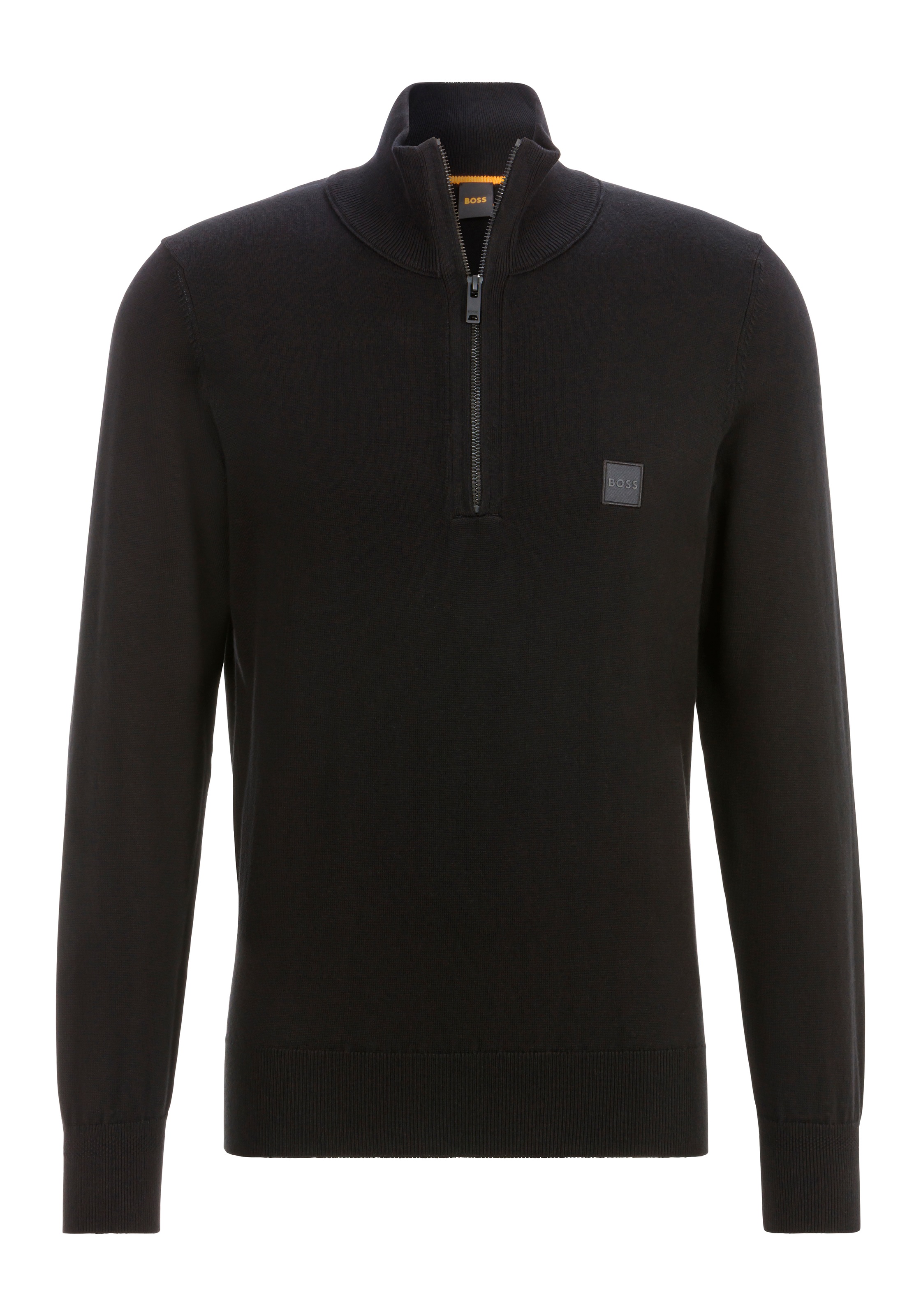 BOSS ORANGE Rollkragenpullover »Kanobix«, mit Ton-in-Ton Logo