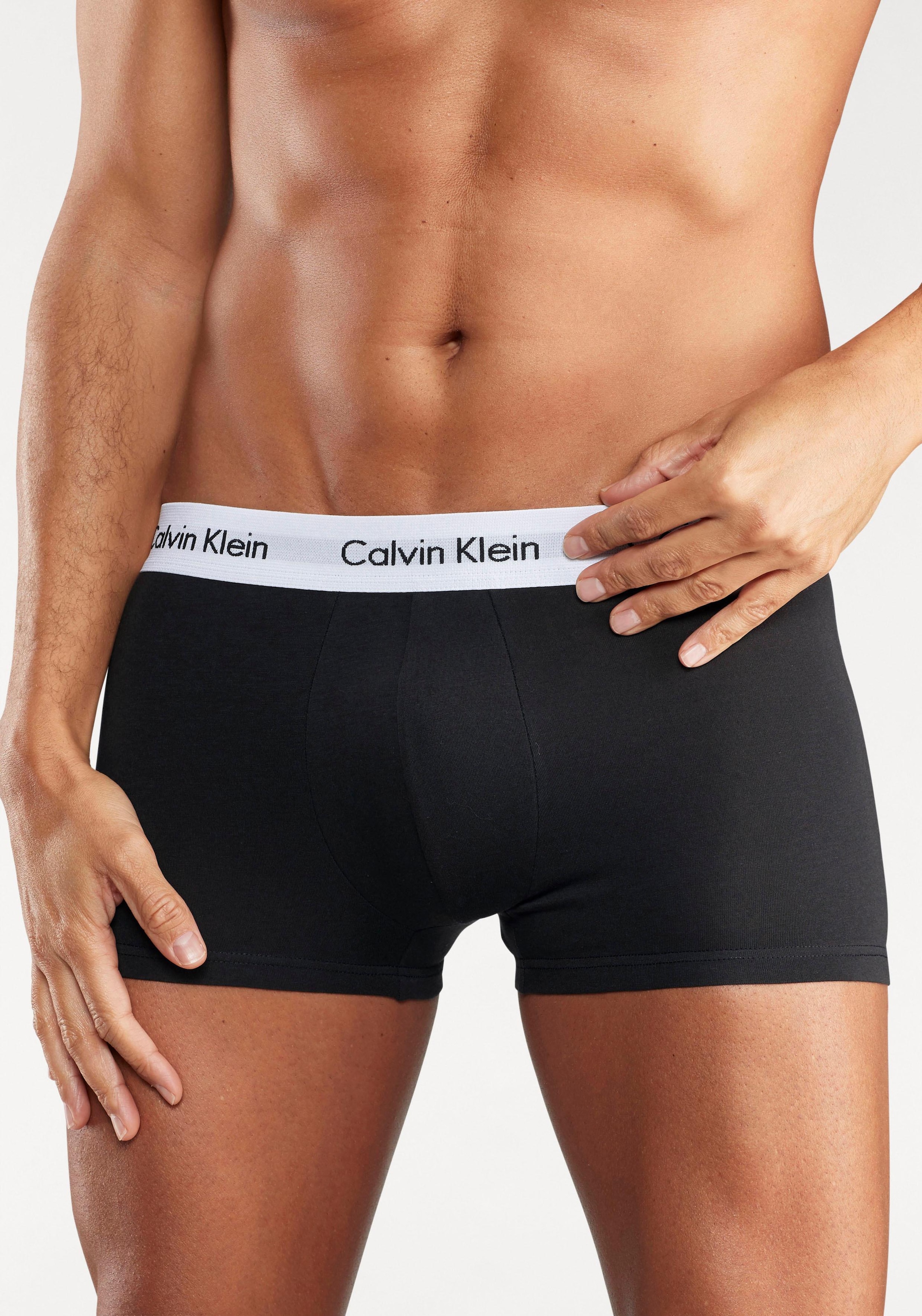 Calvin Klein Underwear Hipster, (3 St.), mit weissem Webbund