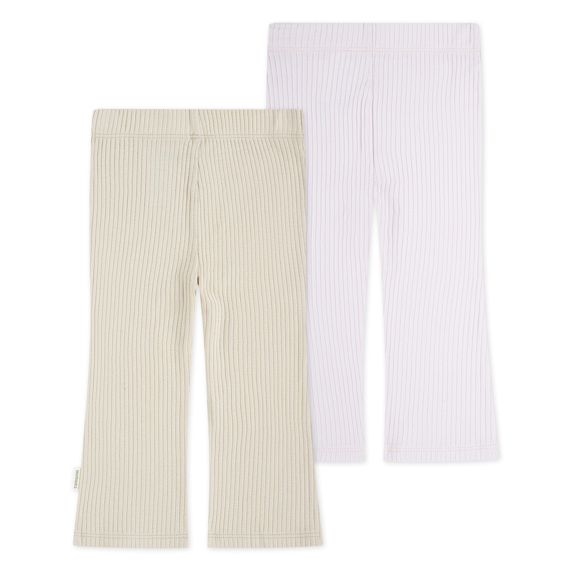 HUGGIES babywear Jerseyhose »HUGG 2PK BOTTOMS«, (Packung, 2 tlg.), in Rippstruktur