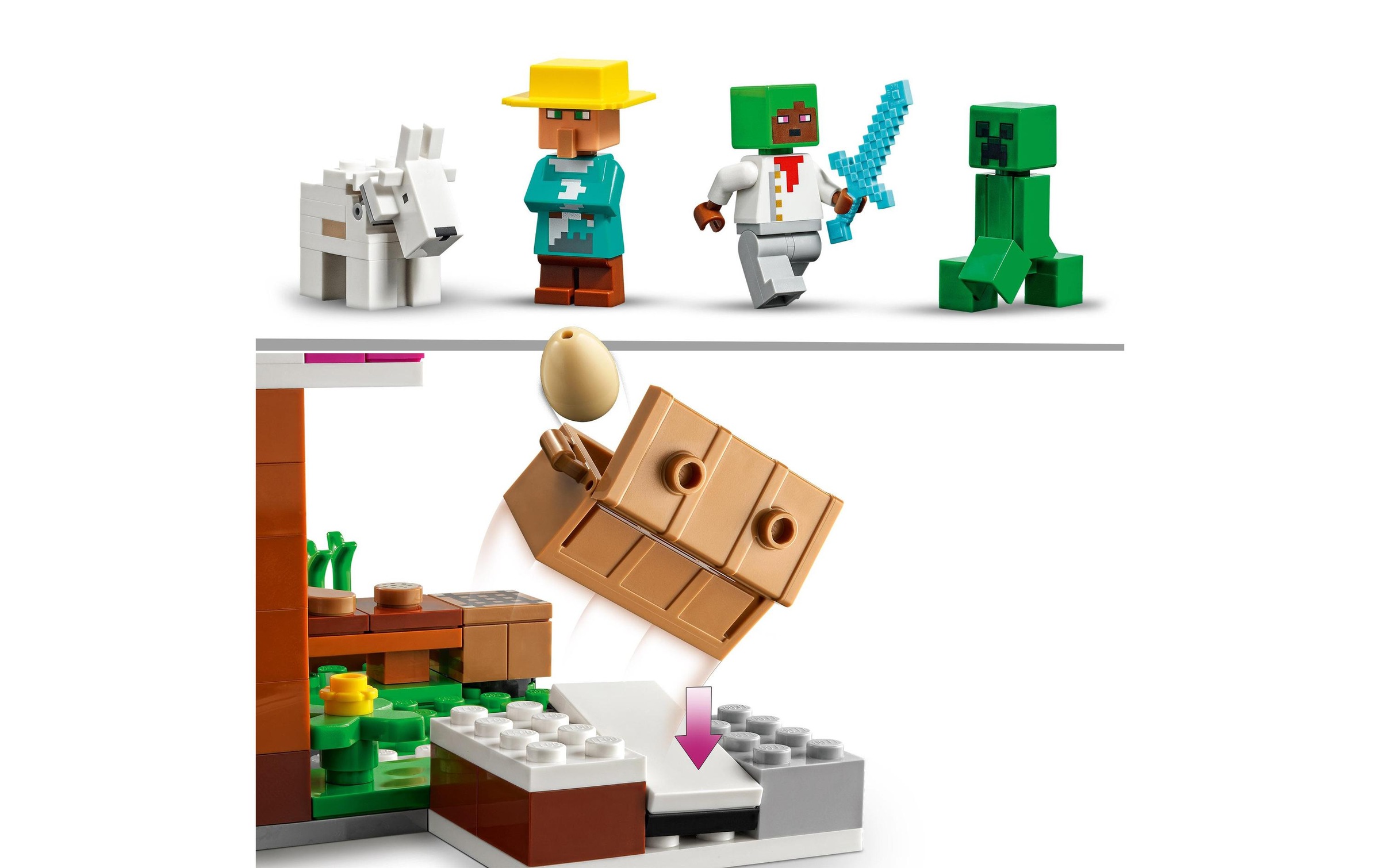 LEGO® Spielbausteine »Die Bäckerei 21184«, (154 St.)