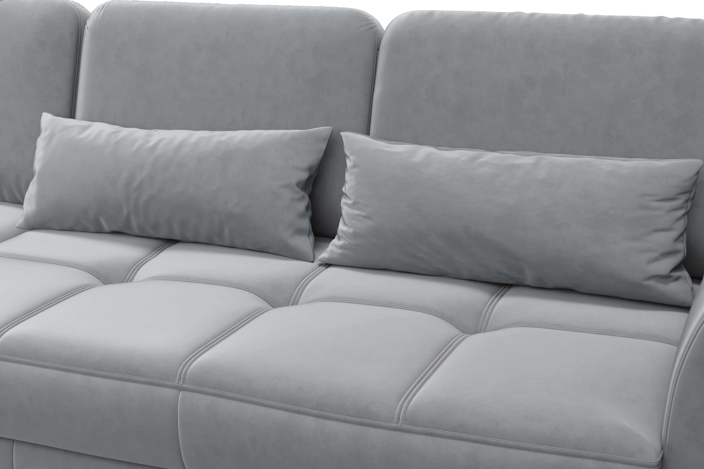 sit&more Ecksofa »Bendigo L-Form«, inklusive Sitztiefenverstellung, Bodenfreiheit 12 cm, in 2 Fussfarben