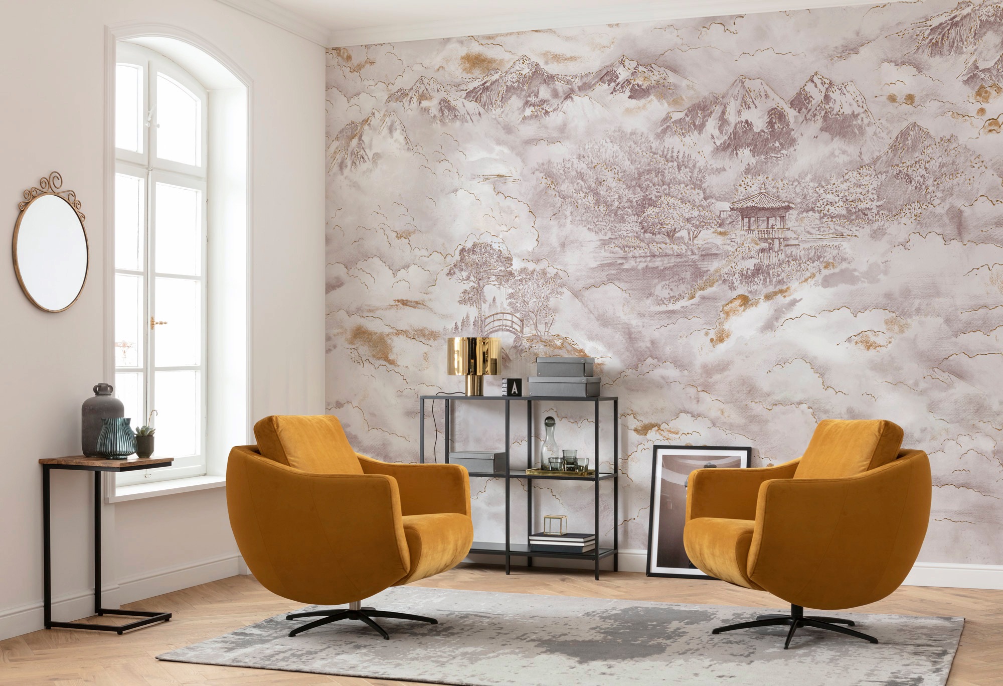 Komar Vliestapete »Digitaldruck Vlies - Kingdom - Grösse 400 x 280 cm«, bedruckt, Wohnzimmer, Schlafzimmer