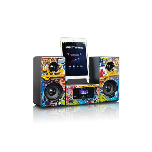 ➥ Lenco Microanlage »MC-020 Mehrfarbig«, (Bluetooth FM-Tuner) jetzt kaufen  | Jelmoli-Versand