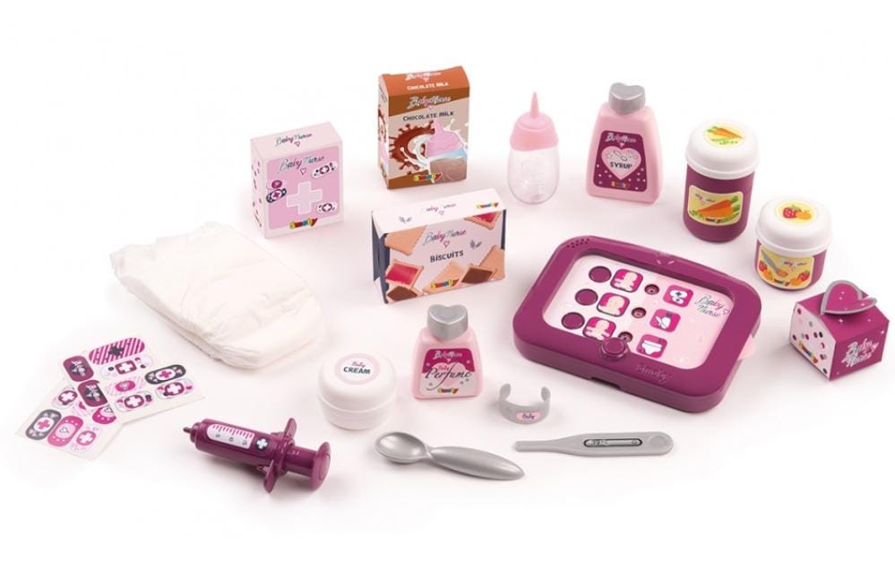 Smoby Puppen Spielcenter »Baby Nurse - elektronische Pflege-Station«, Mit Baby Nurse elektronische Pflege-Station