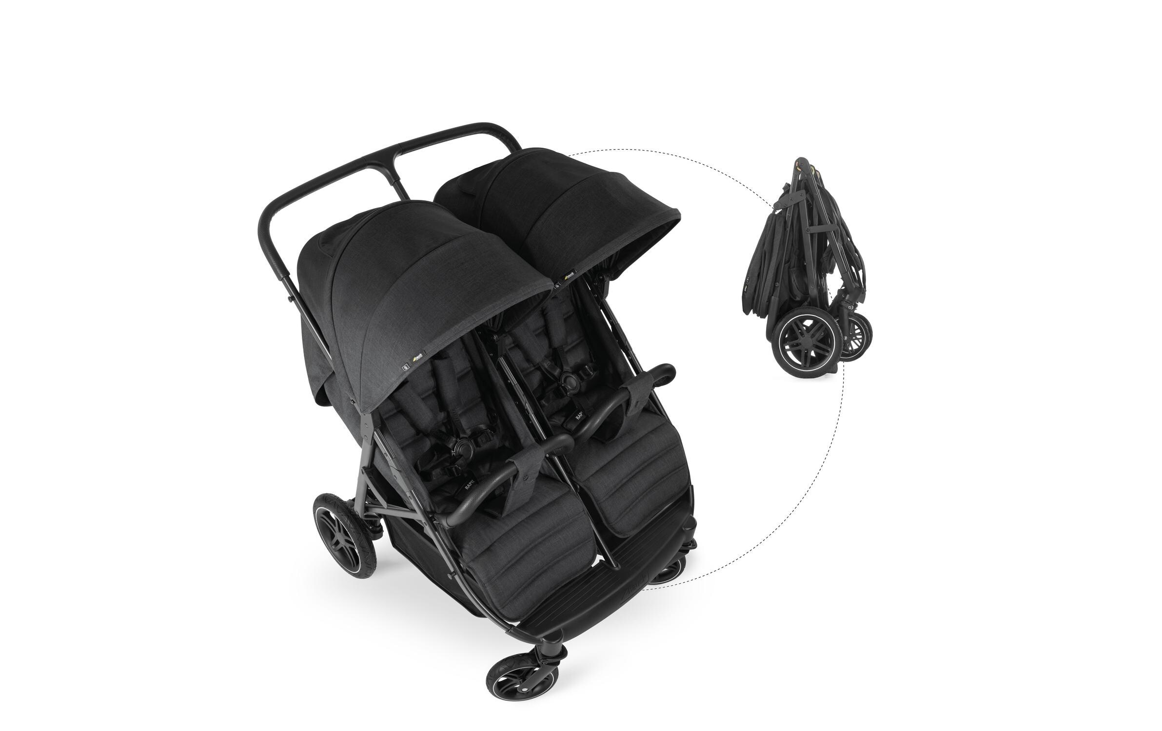 Hauck Geschwisterwagen »Uptown Duo S«, 36 kg