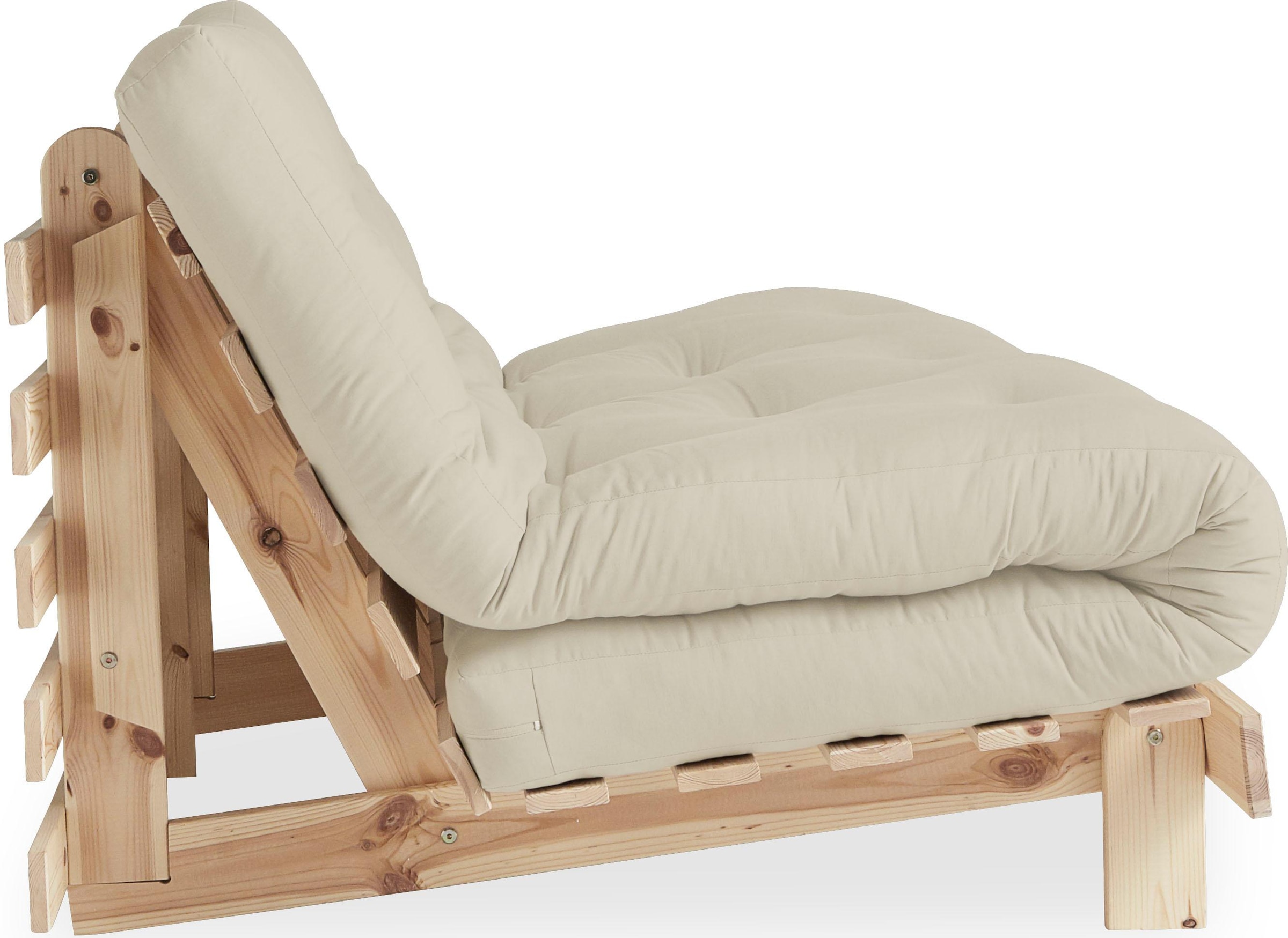 Karup Design Daybed »Roots Schlafsofa, Gästebett, Sofa inkl. Futonmatratze«, Liegefläche 90/140/160 x200 cm, FSC® zertifizierte Kiefer