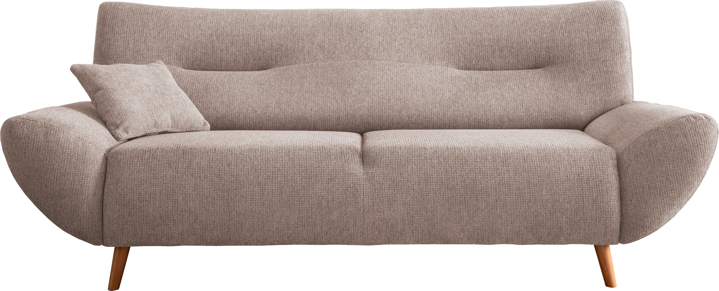 INOSIGN Polstergarnitur »Drago elegant und zeitlos, komfortabel, moderne Formensprache«, (Set, 3 tlg., 3-Sitzer, 2-Sitzer und Sessel), als Sessel/Polsterecke erhältlich, versch. Stoffe, inkl. 2 Zierkissen