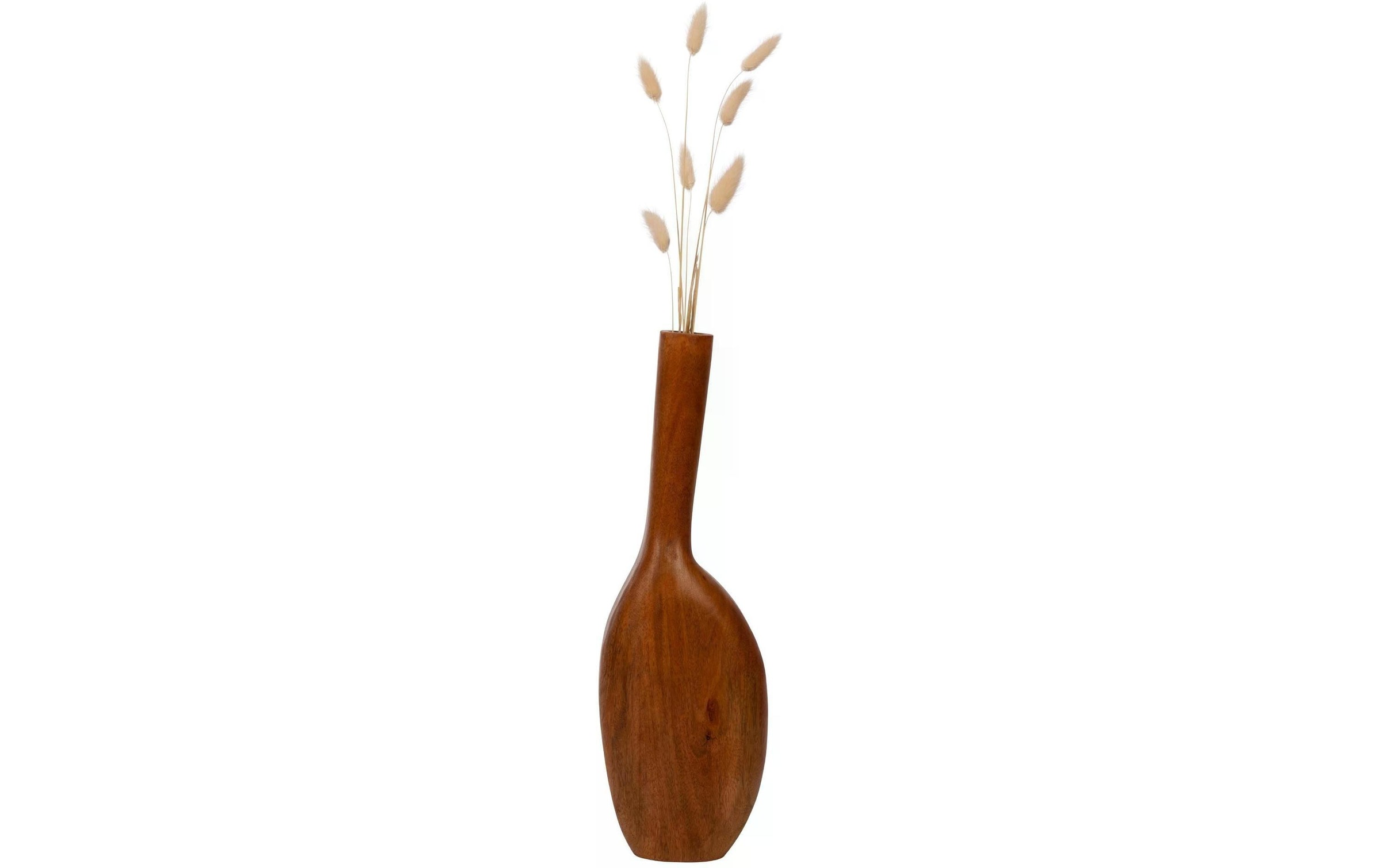 EGLO Dekovase »Vase Melobody 45442 cm, Braun«, Holzart: Mango (Indien)