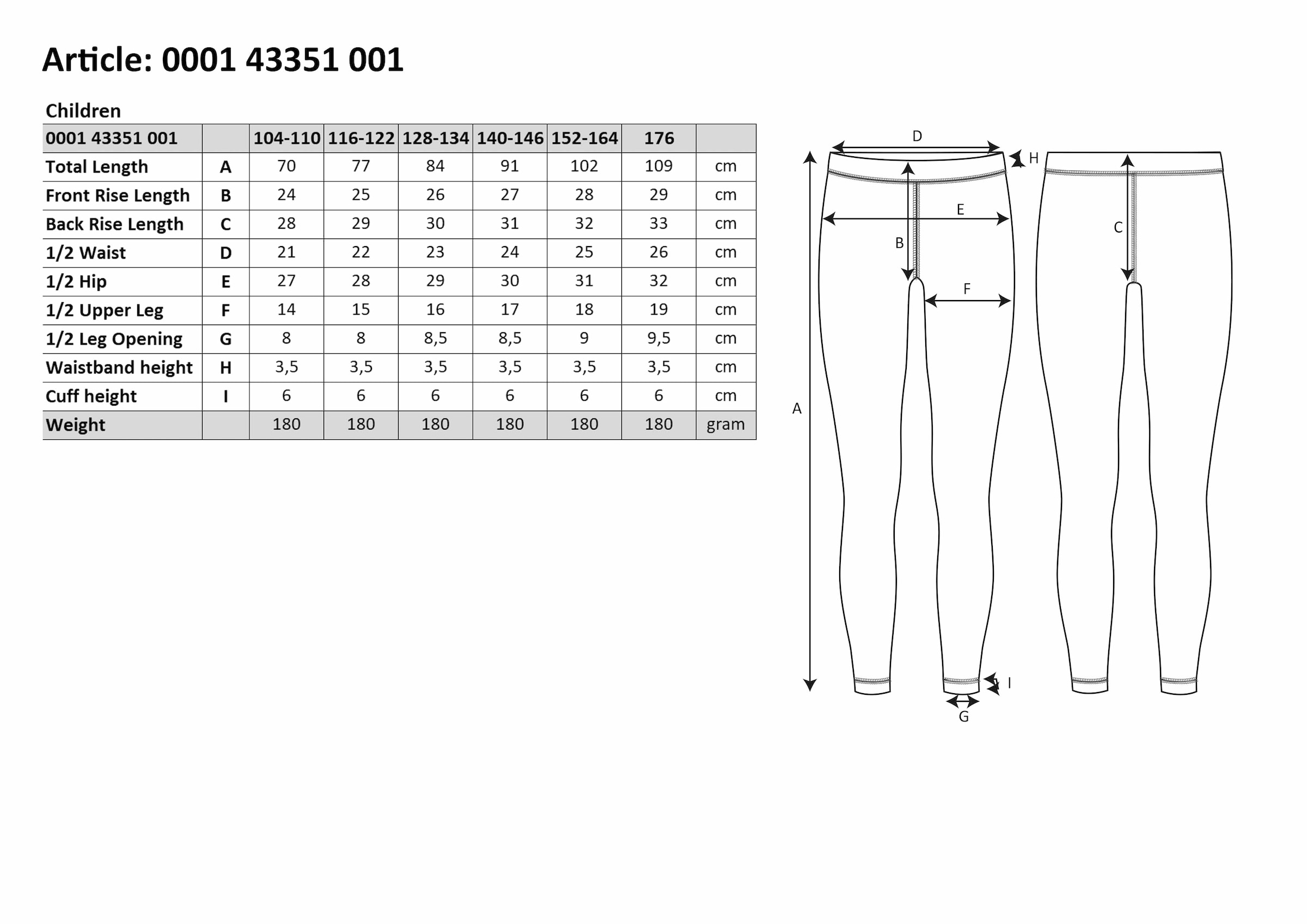 Thermounterhose, Thermohose für Jungen und Mädchen