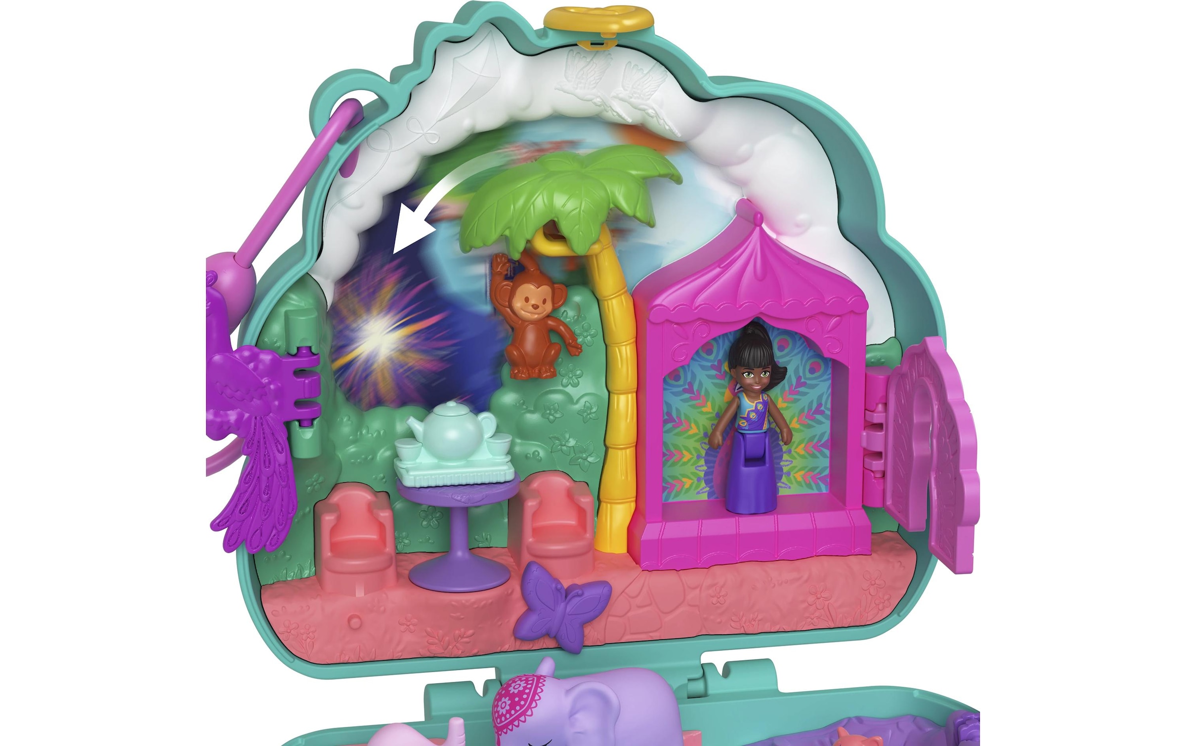 Polly Pocket Spielwelt »Indian Peacock«