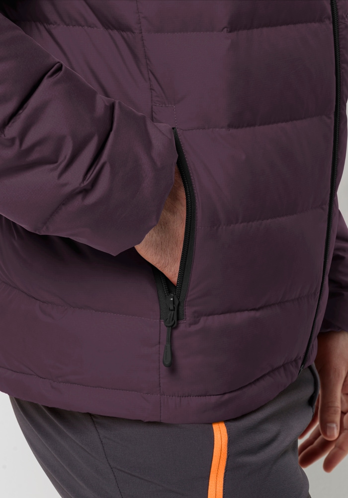 Jack Wolfskin Daunenjacke »ATHER DOWN HOODY M RDS«, mit Kapuze