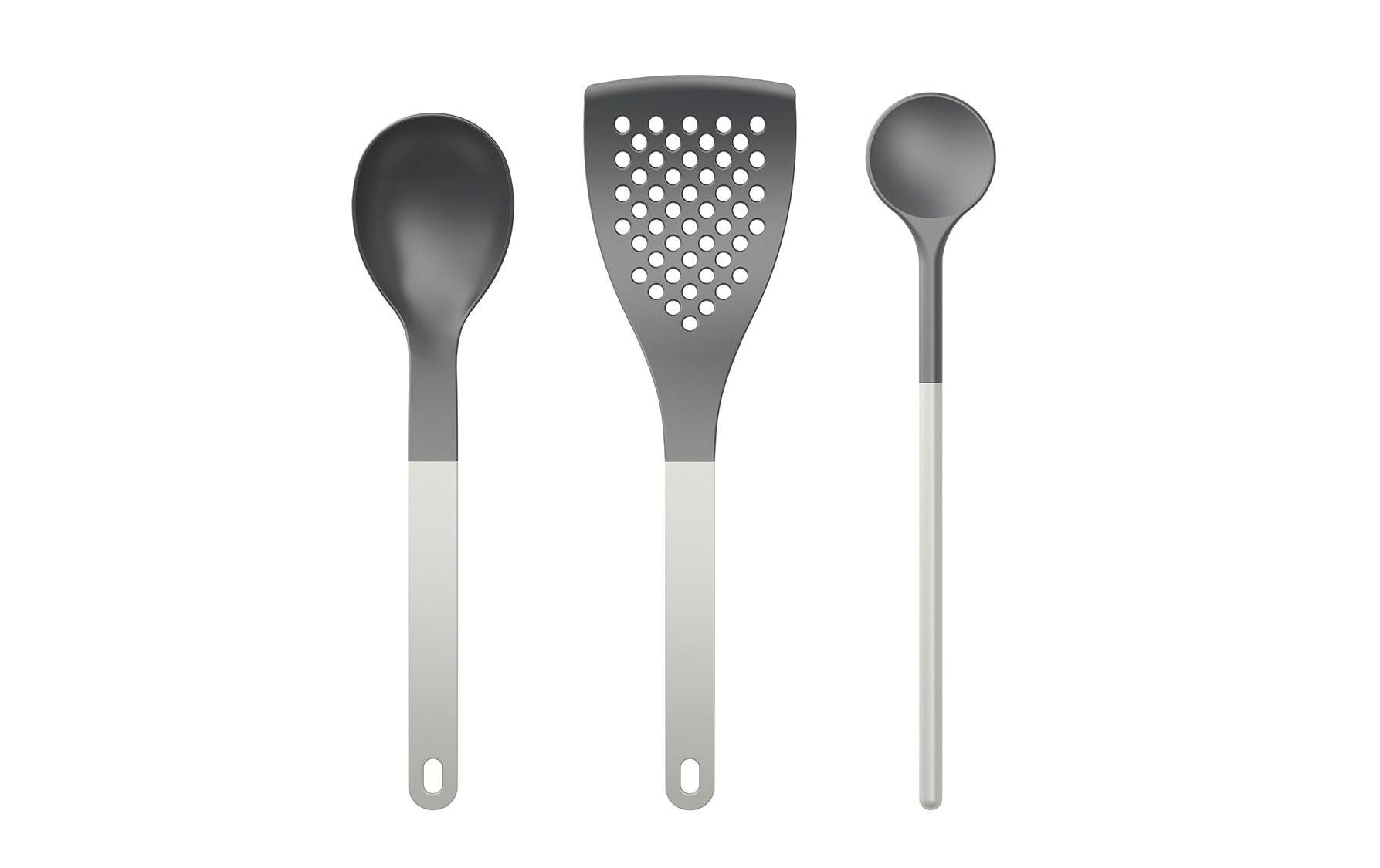 Kochbesteck-Set "Rosti Optima" 3-teiliges Küchenhelfer-Set aus hitzebeständigem Nylon