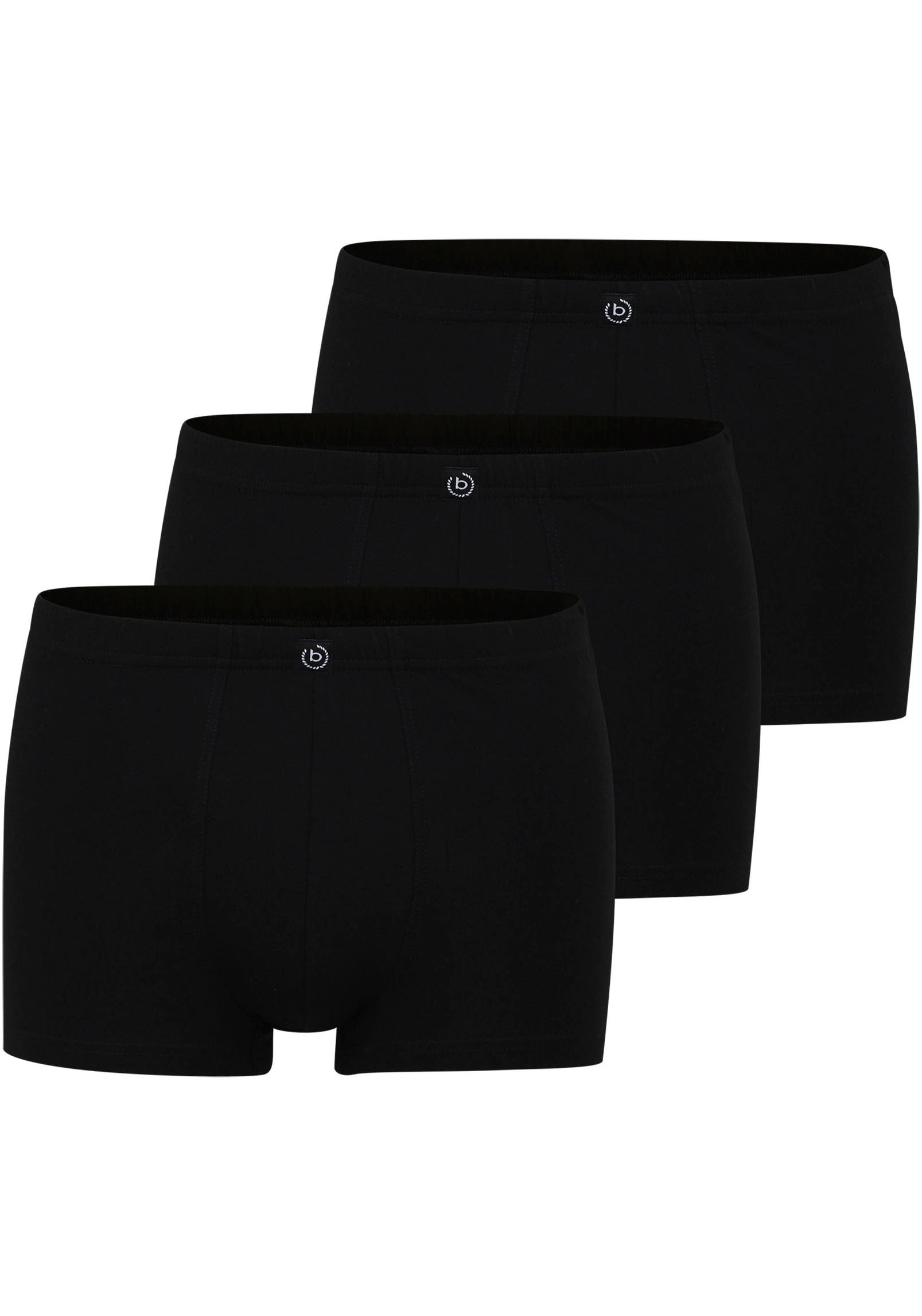 bugatti Boxershorts »Oslo«, (3 St., 3er Pack), mit aufgenähtem Logo