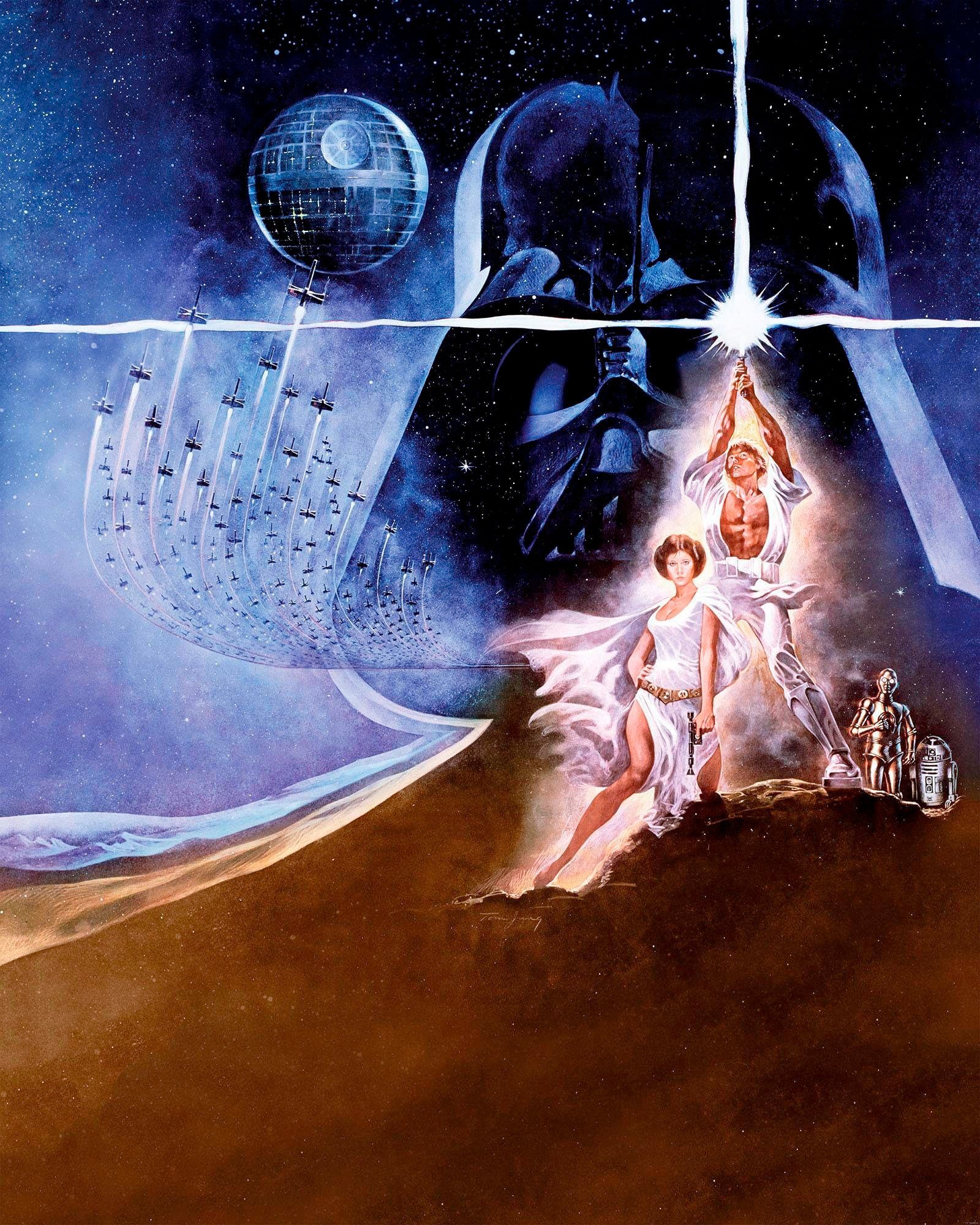 ✵ Komar Vliestapete »Star Wars Poster Classic2«, 200x250 cm (Breite x Höhe),  Vliestapete, 100 cm Bahnbreite günstig ordern | Jelmoli-Versand | Fototapeten