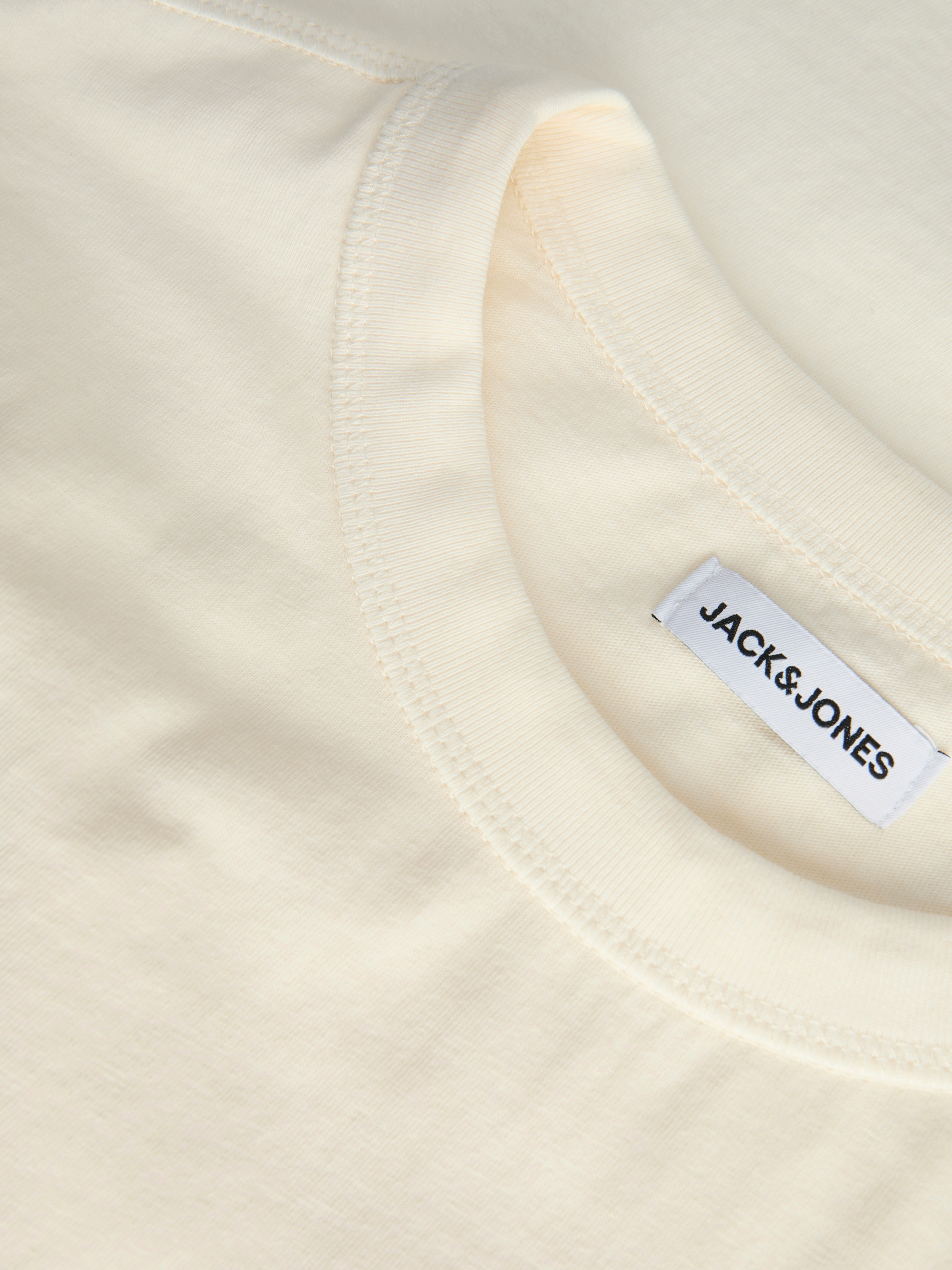Jack & Jones Rundhalsshirt »JJEDOVER PRINT TEE SS CREW NECK«