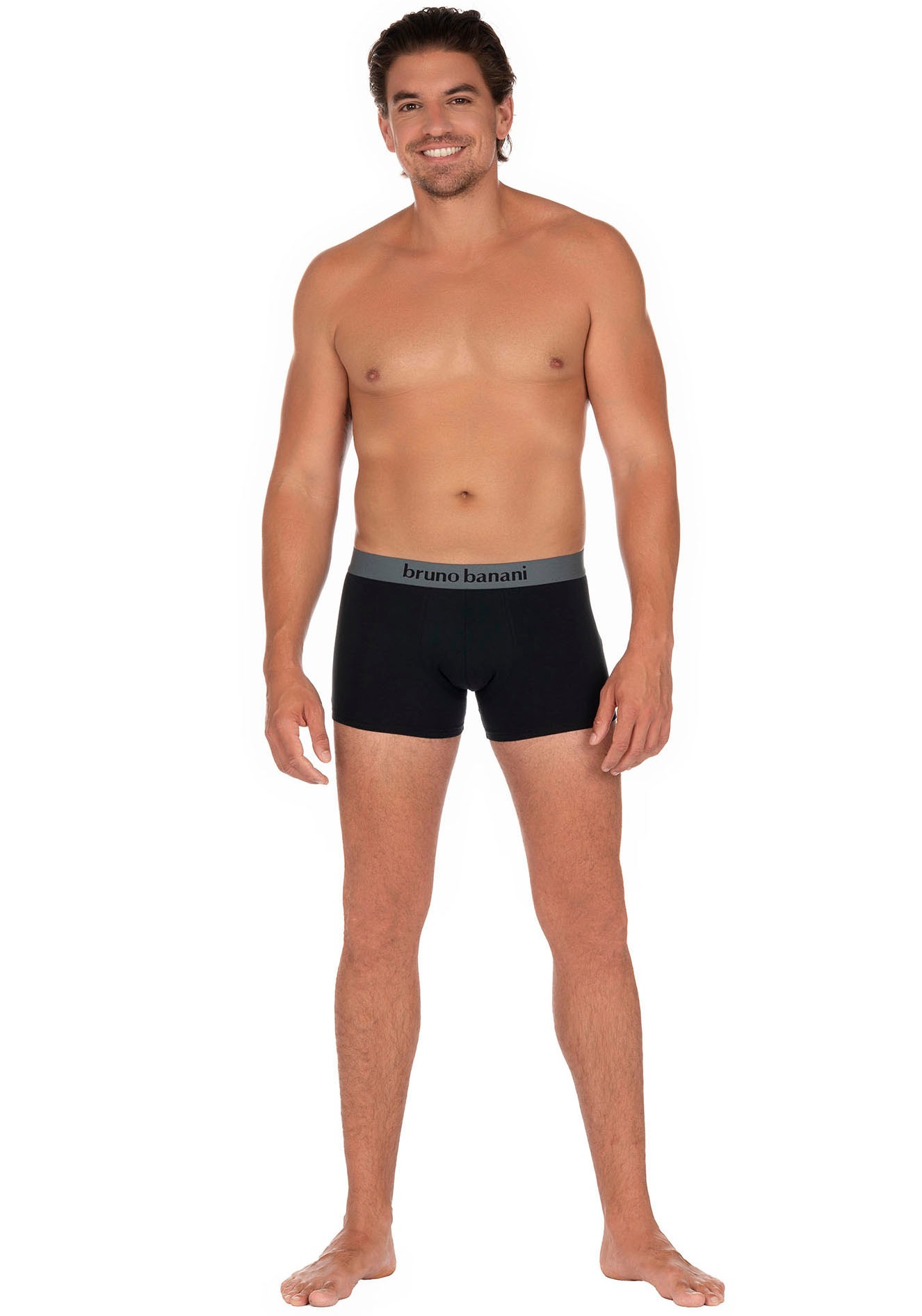 Bruno Banani Boxer, (2er Pack), mit kontrastreichem Logobund