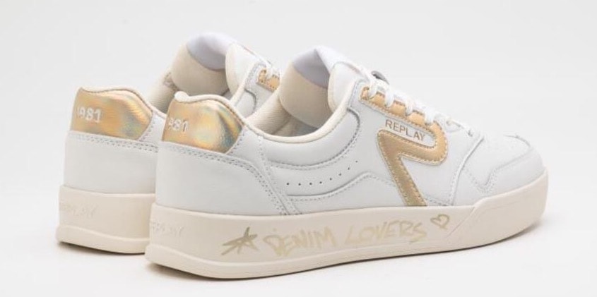 Replay Sneaker »OYZONE W RAPID«, mit tollen Metallic-Details, Freizeitschuh, Halbschuh, Schnürschuh