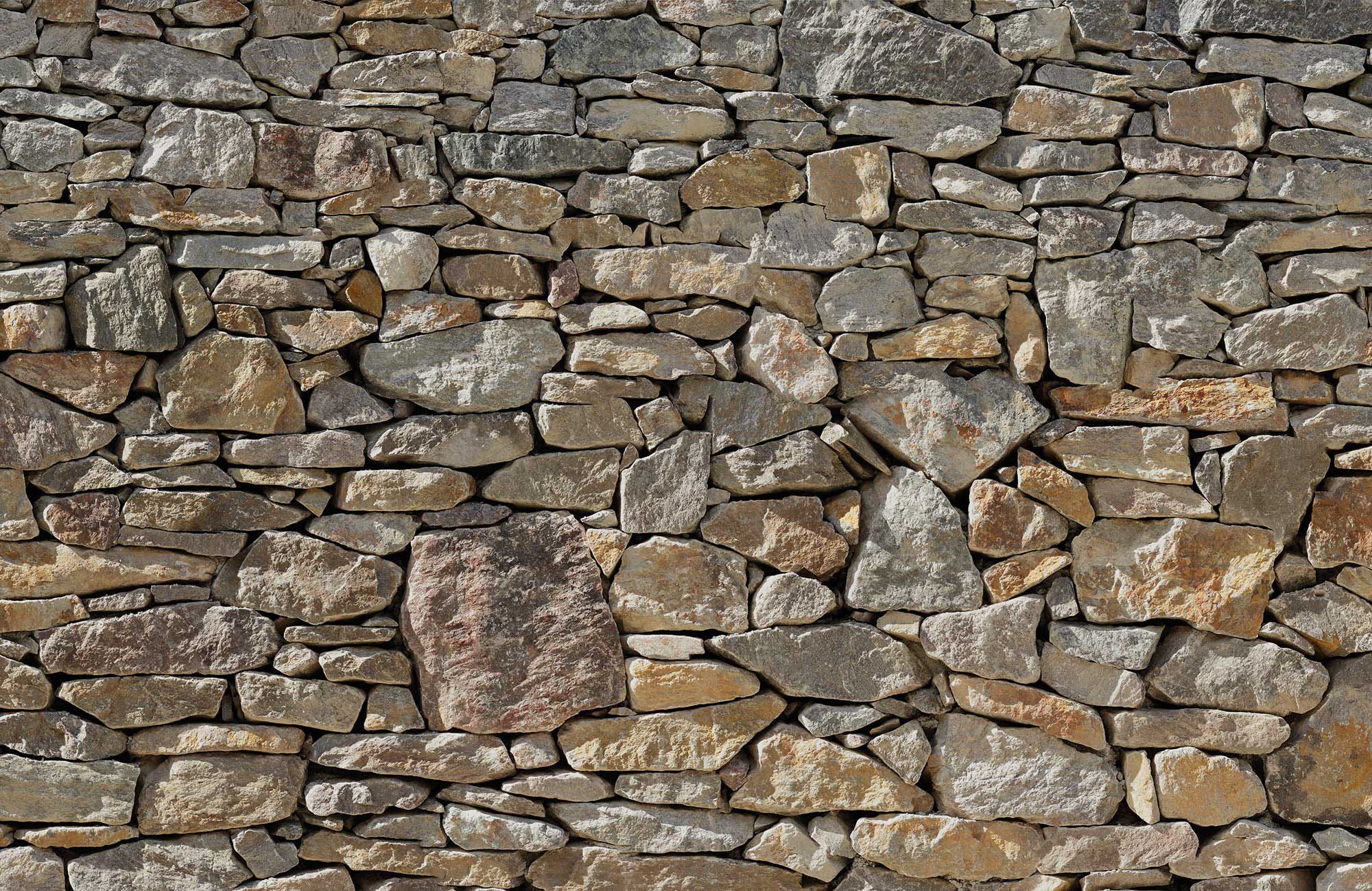 Vliestapete »Stone Wall«, 400x260 cm (Breite x Höhe)