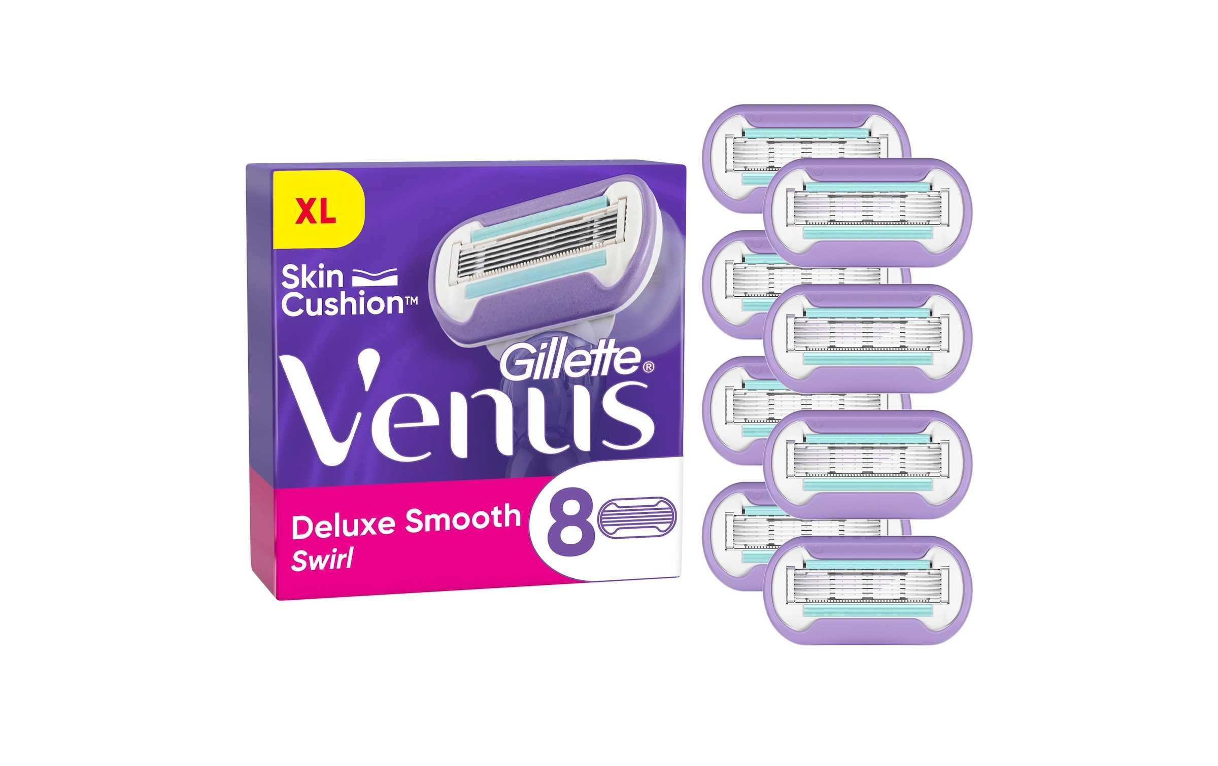 Gillette Venus Rasierklingen »Deluxe Smooth Swirl 8 Stück«, (8 tlg.)