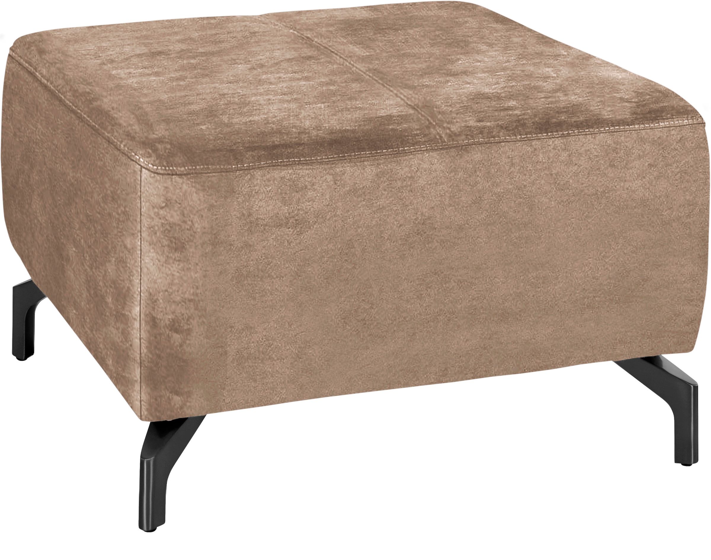 sit&more Hocker »Gizeh«, Fusshöhe 12 cm, wahlweise in 2 unterschiedlichen Fussfarben