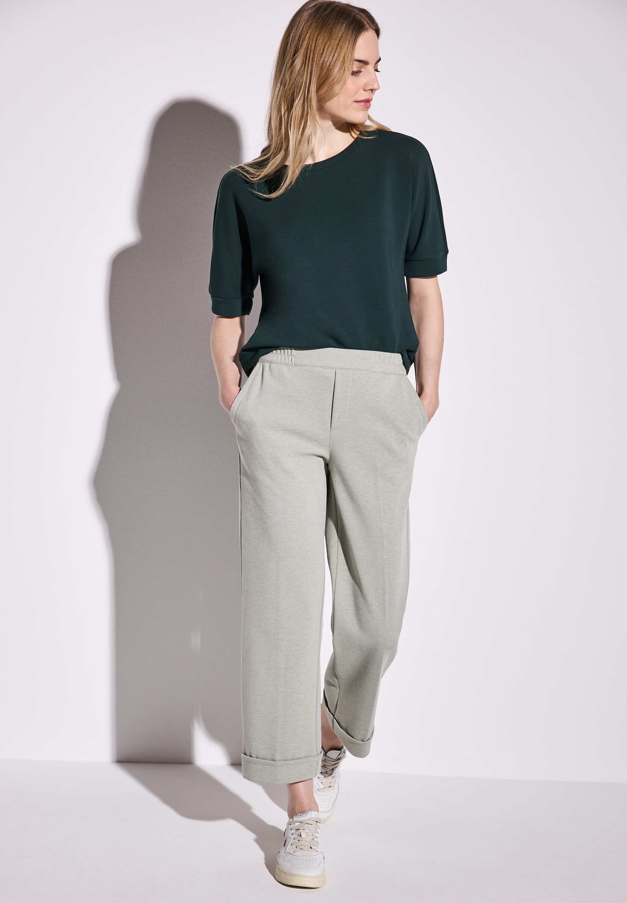 STREET ONE Sweatshirt, mit Tunnelzug am Saum
