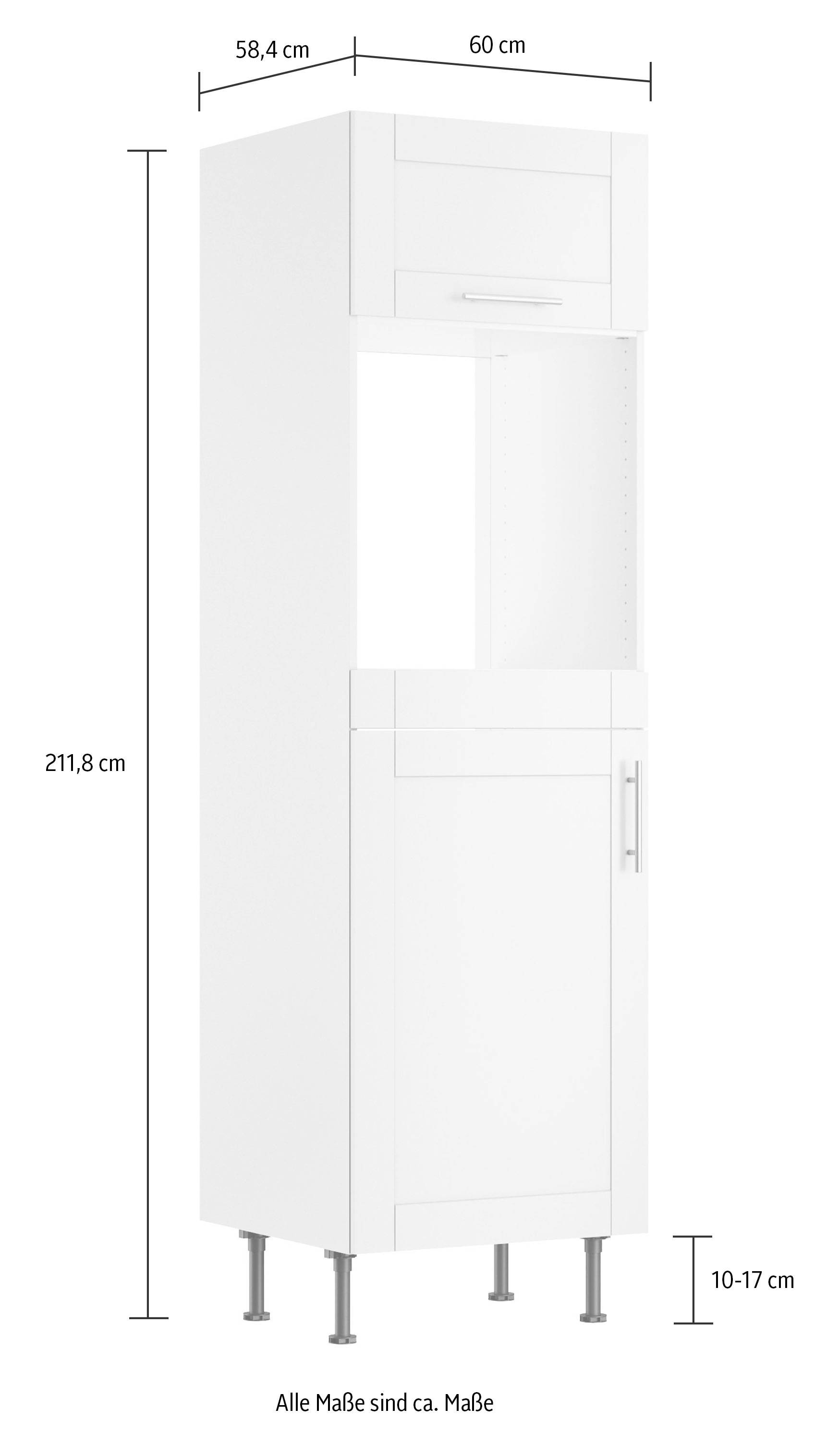OPTIFIT Backofen/Kühlumbauschrank »Ahus«, Breite 60 cm