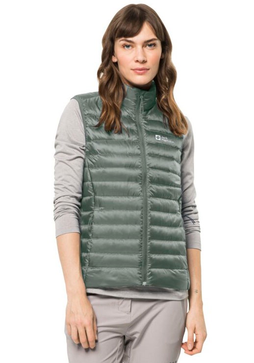 Jack Wolfskin Steppweste »PACK AN GO DOWN VEST«, mit Logodruck auf der Brust kaufen