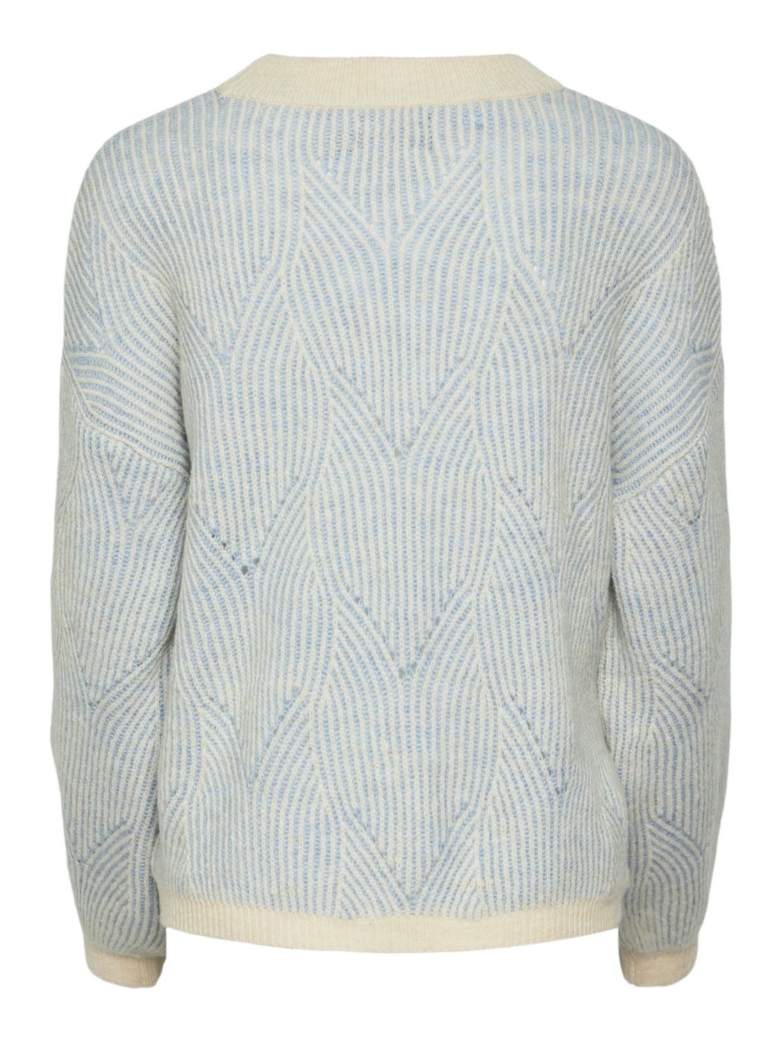 pieces Rundhalspullover »PCJENNA LS O-NECK KNIT NOOS BC«