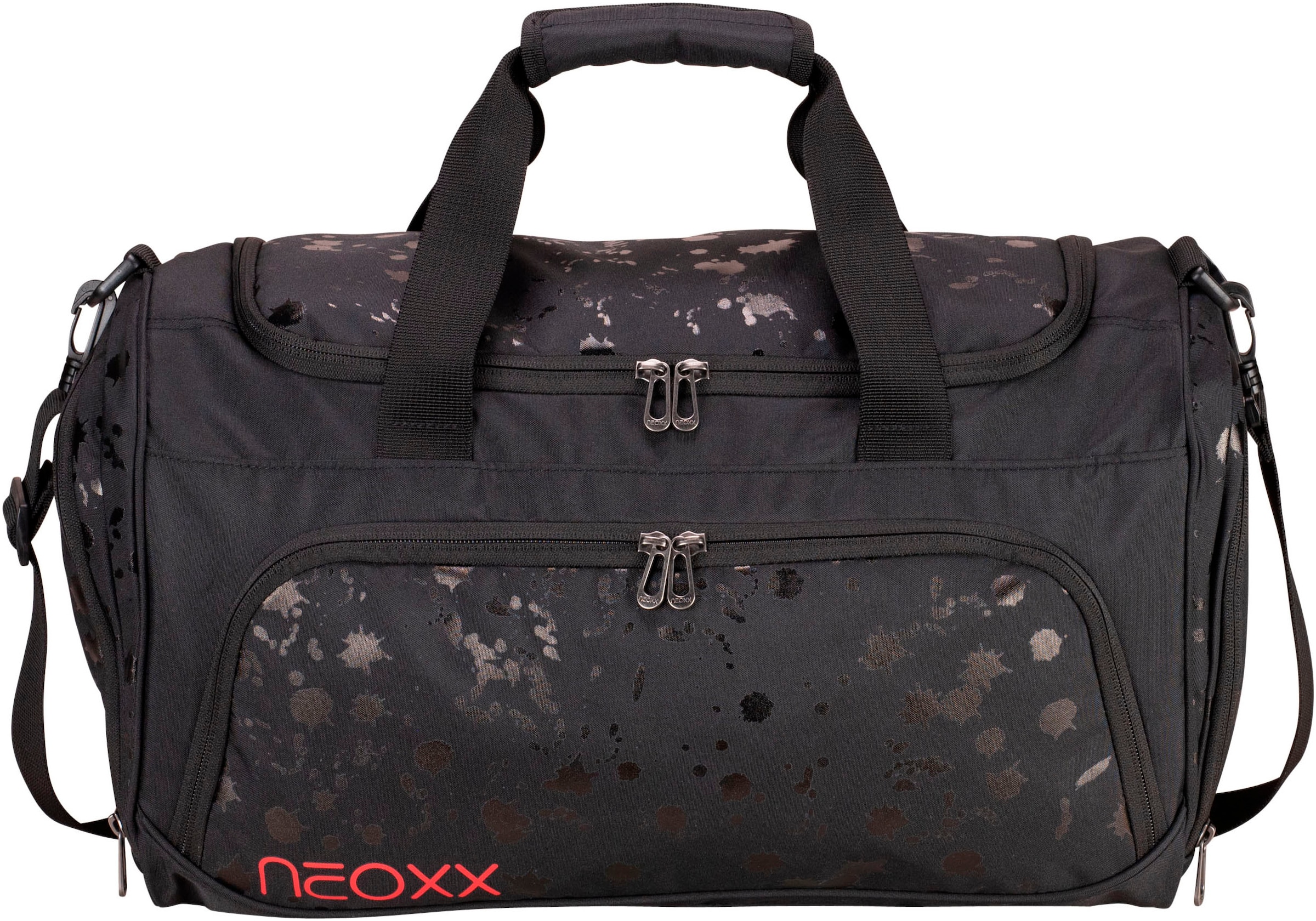neoxx Sporttasche »Move, Splash Black« teilweise aus recyceltem Material