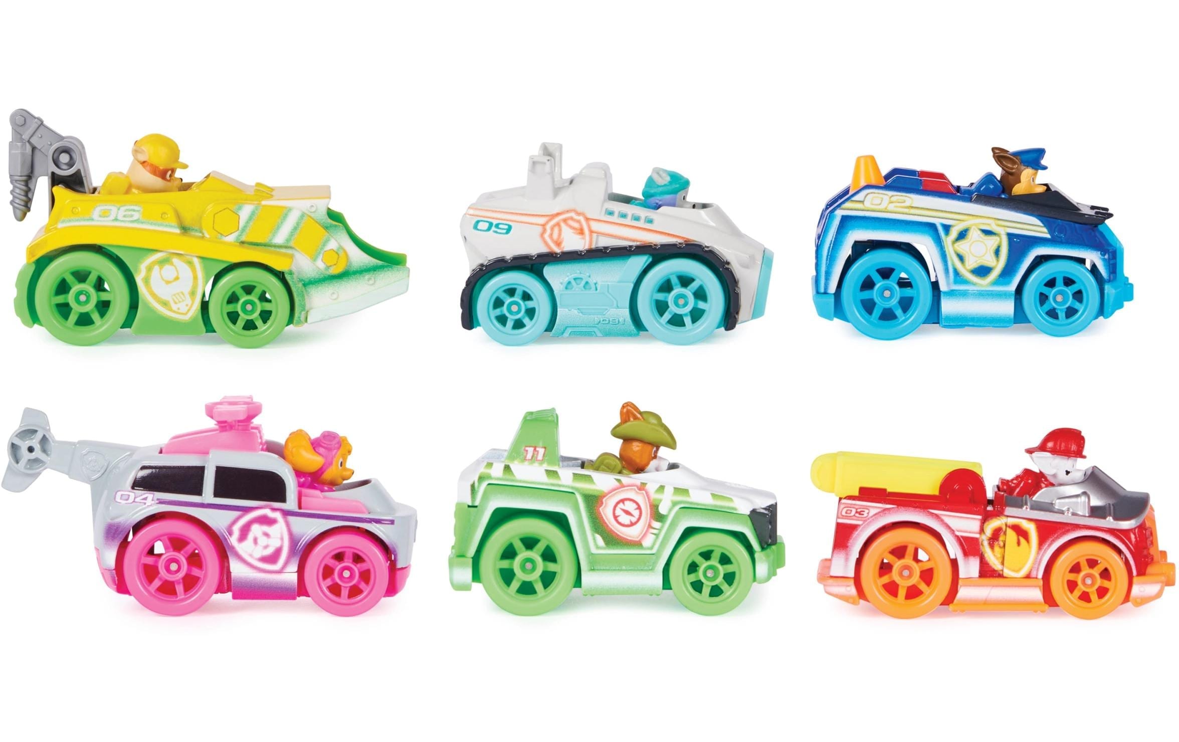Spielzeug-Auto »Spinmaster Paw Patrol True Metal Neon Rescue Vehicles Gift Pack«