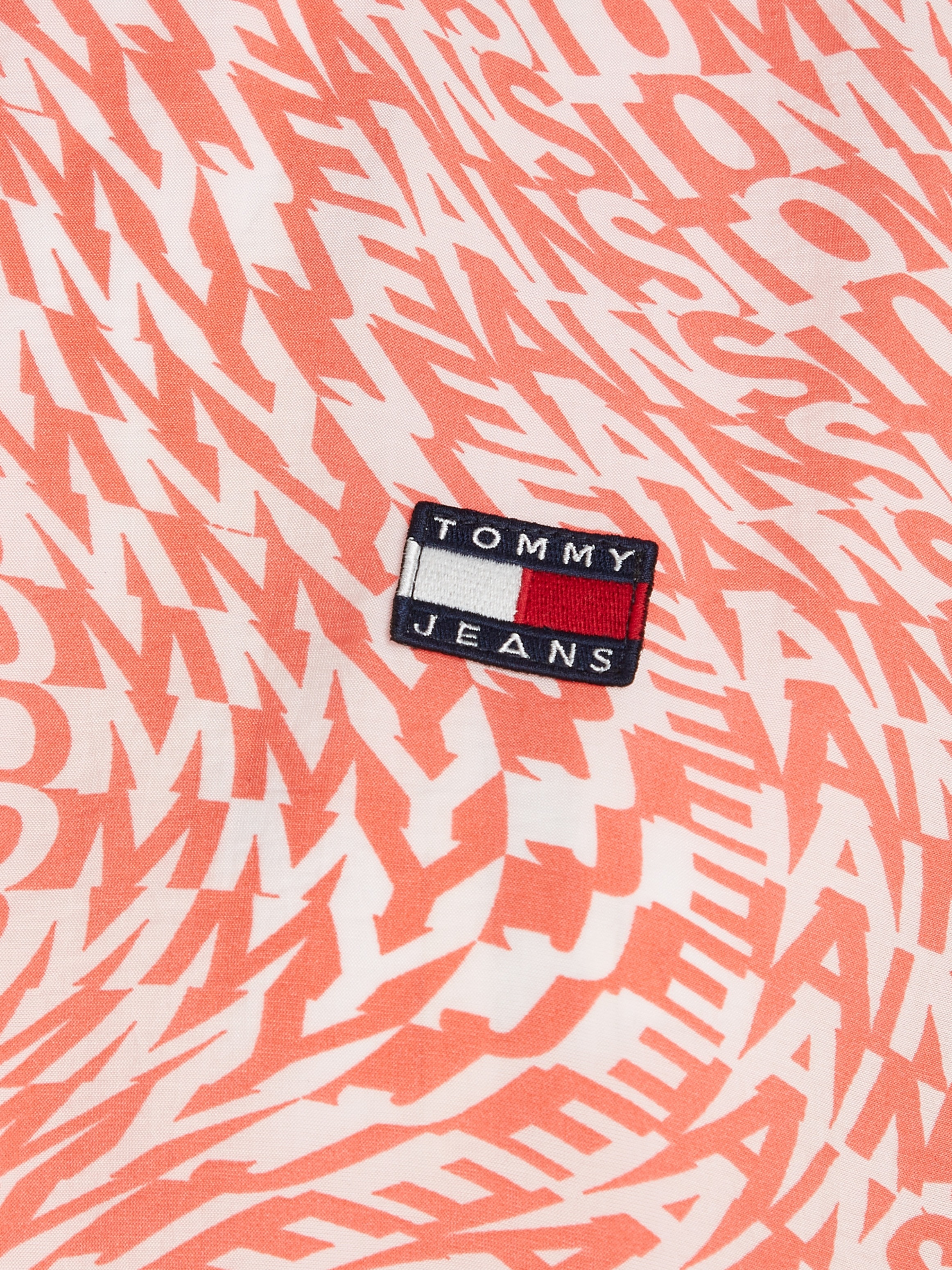 mit MINI Tommy | Jeans Blusenkleid online Allover-Print DRESS«, Jelmoli-Versand bestellen »TJW LOGOMANIA