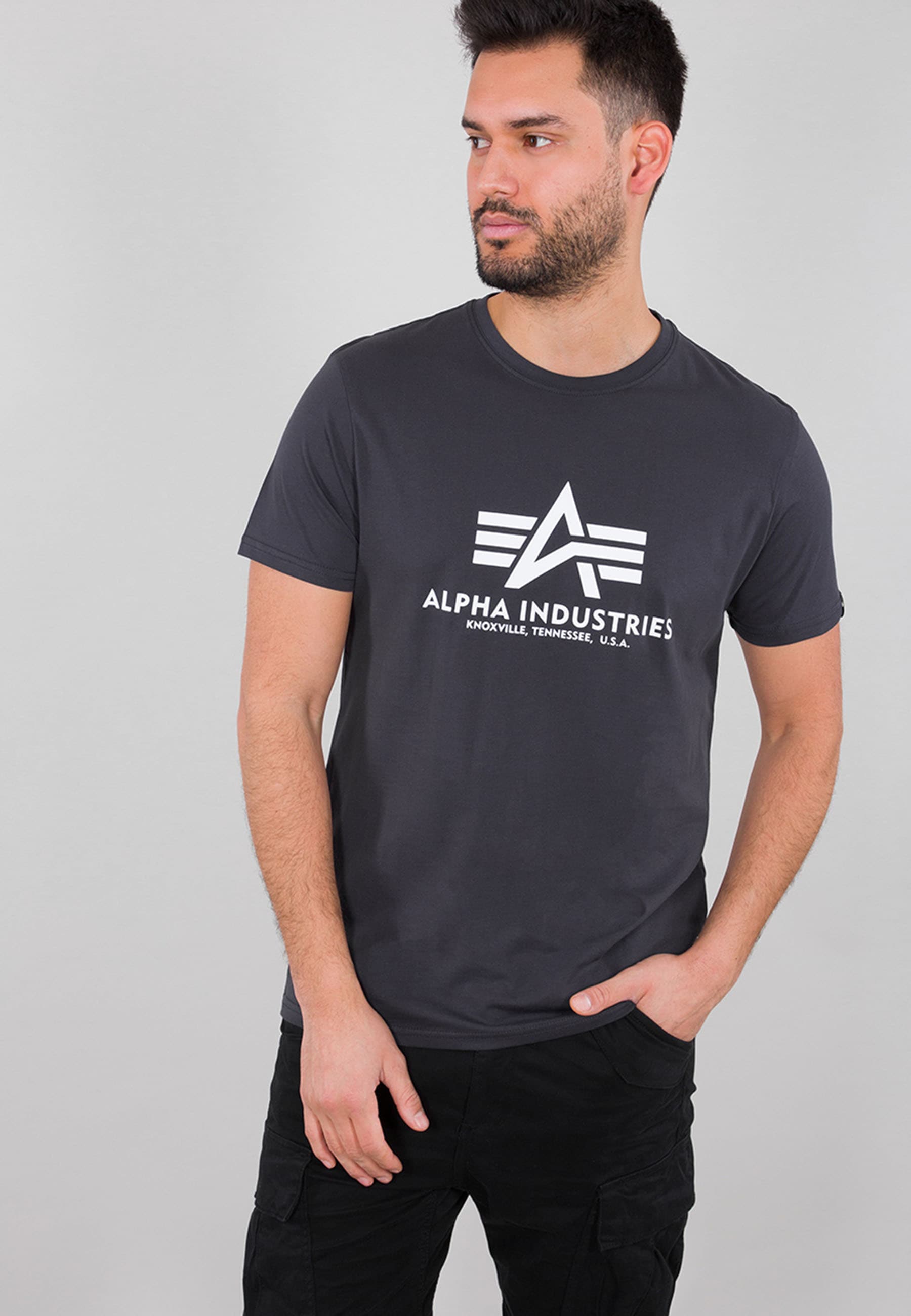 »Alpha - Basic | T-Shirt« Men Alpha online kaufen Jelmoli-Versand Industries T-Shirts T-Shirt Industries