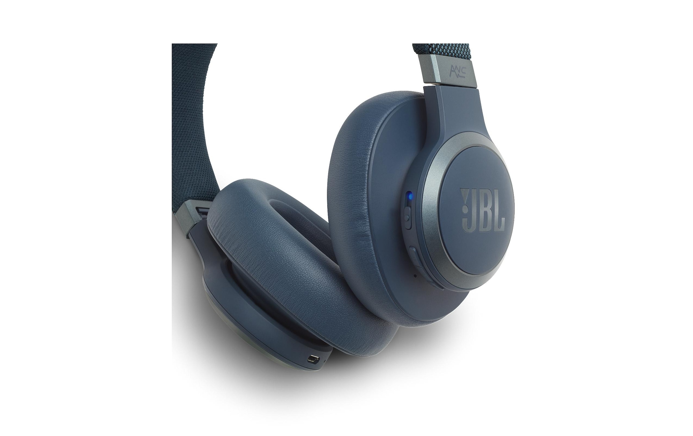 JBL Over-Ear-Kopfhörer »LIVE 650BTNC Blau«, Noise-Cancelling-Rauschunterdrückung