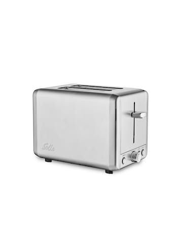SOLIS OF SWITZERLAND Toaster »Steel 8002 Silberfarben«, für 2 Scheiben, 925 W kaufen