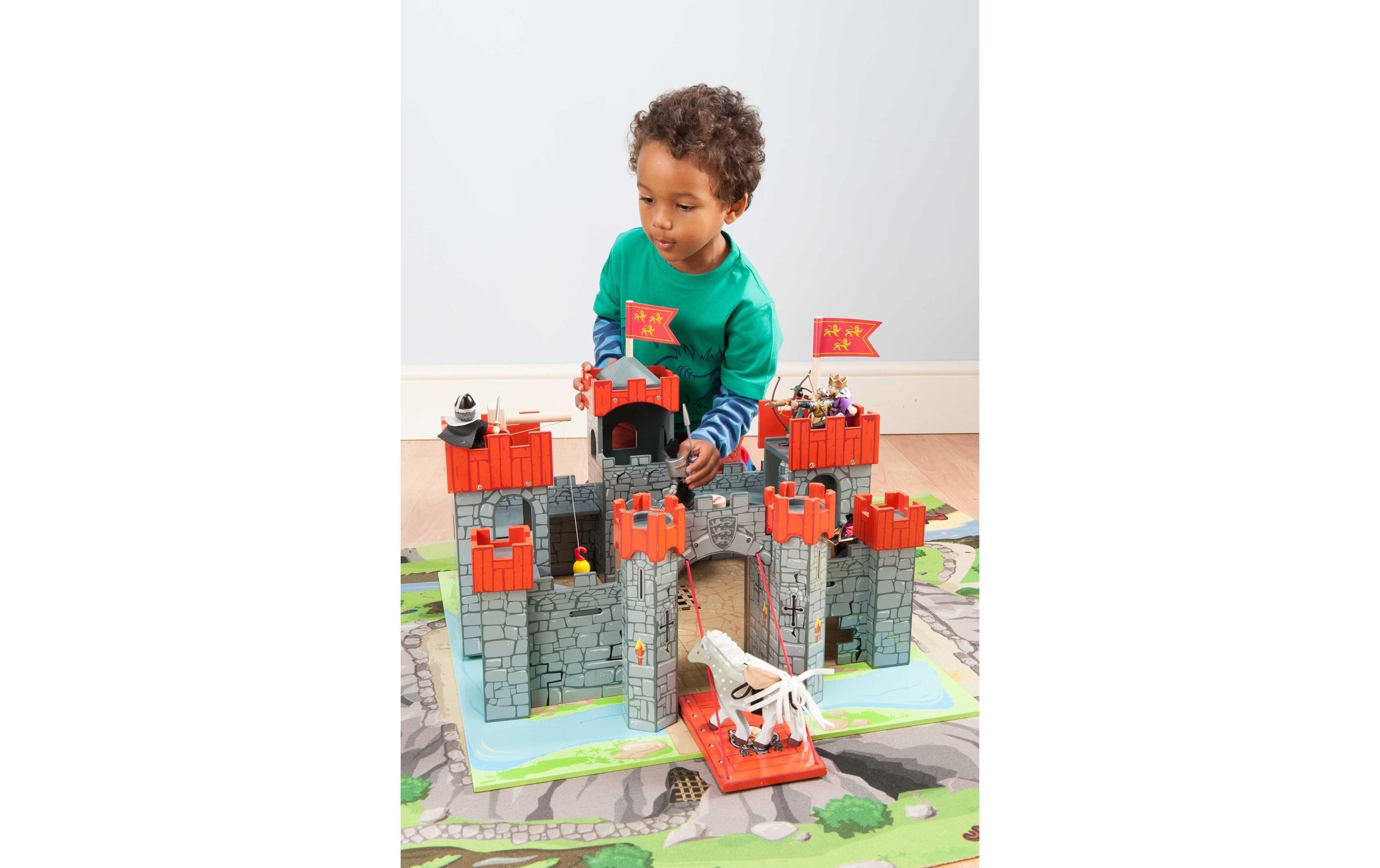 Le Toy Van Puppen Spielcenter »VAN Holzschloss Löwenherz«