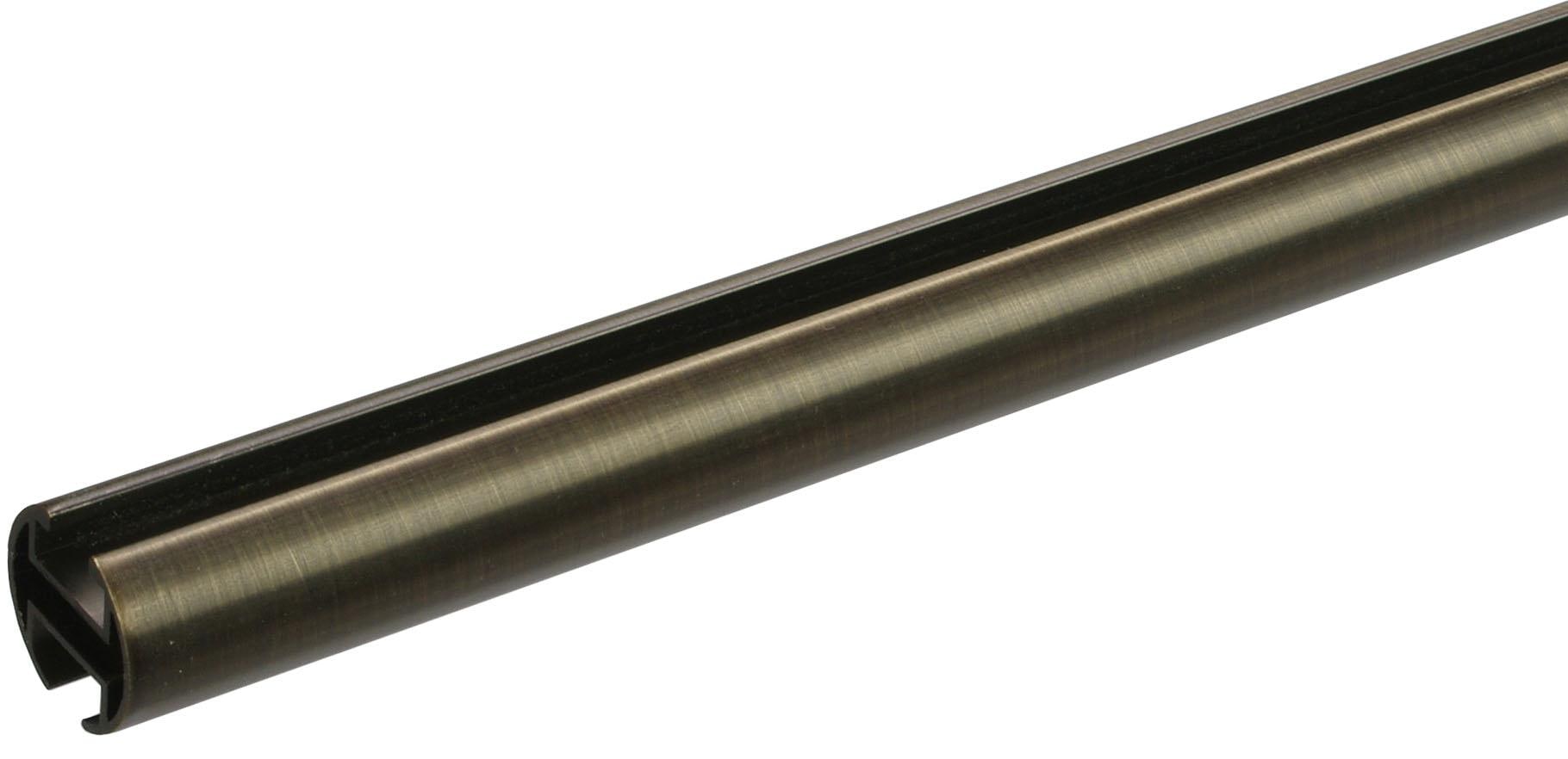 Liedeco Gardinenstange »CELQUADE02SG2L«, 2 läufig-läufig, Fixmass, 2-läufig im Fixmass Ø 25/20 mm