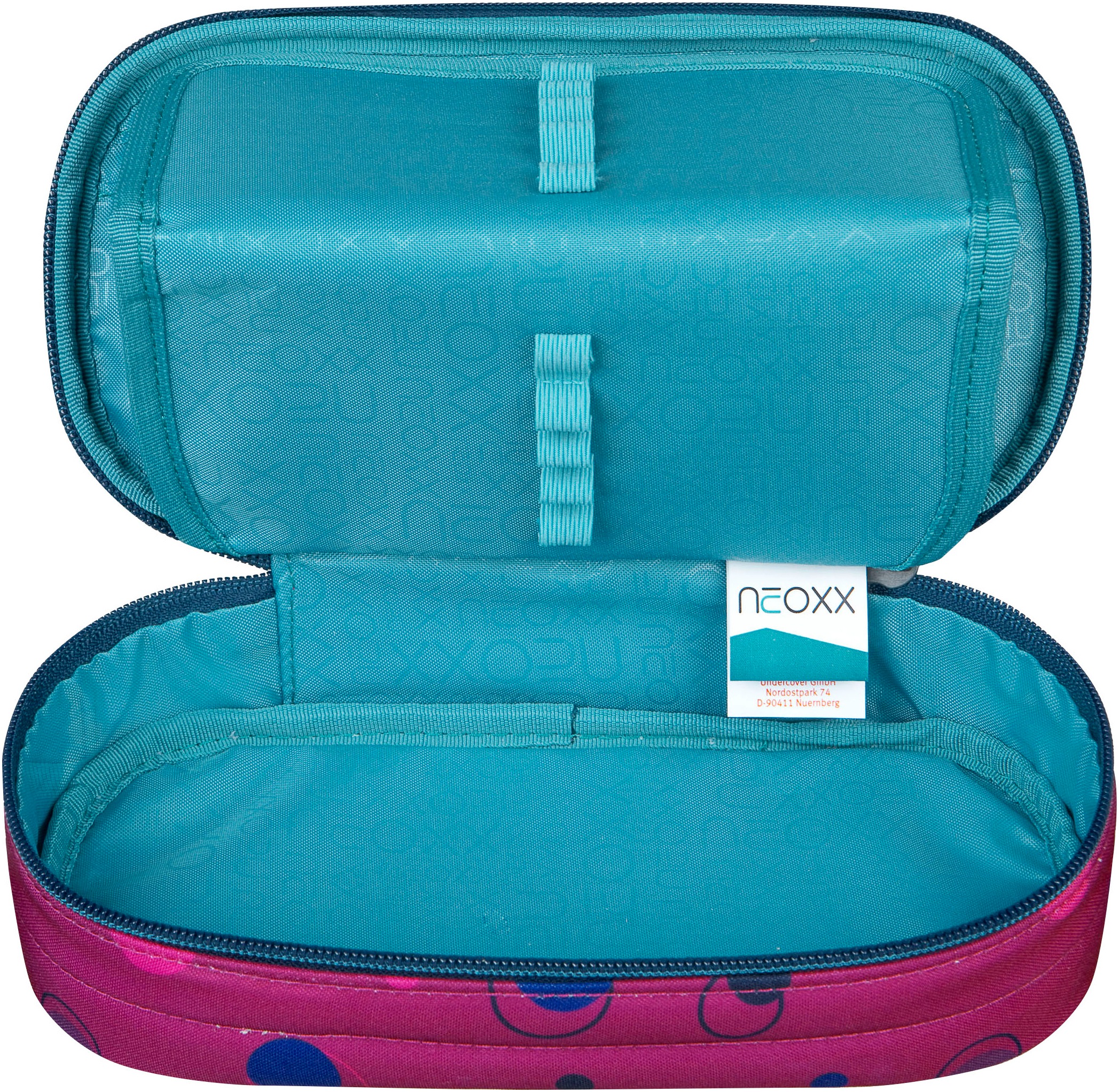 neoxx Schreibgeräteetui »Schlamperbox, Jump, Bubble me around«, teilweise aus recyceltem Material