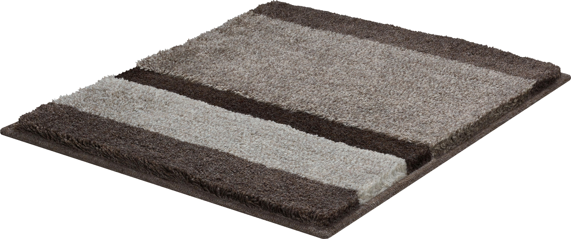 Grund Badematte »Room«, rutschhemmend beschichtet, fussbodenheizungsgeeignet, besonders dichter Flor, Badematte mit Streifen